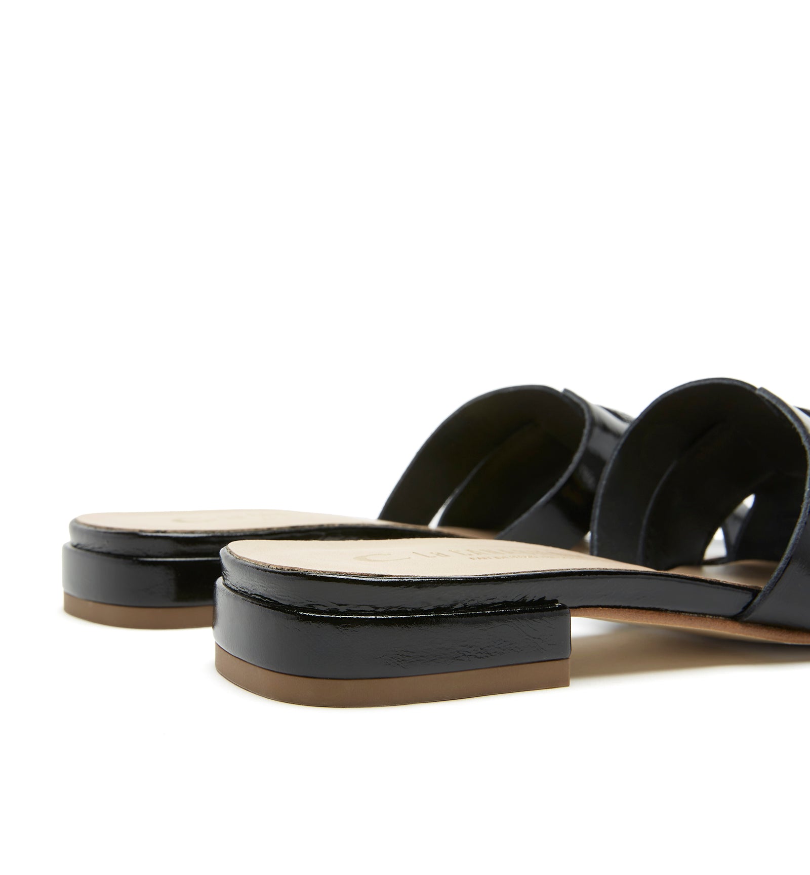 FLORE CRUSHED LEATHER SANDAL