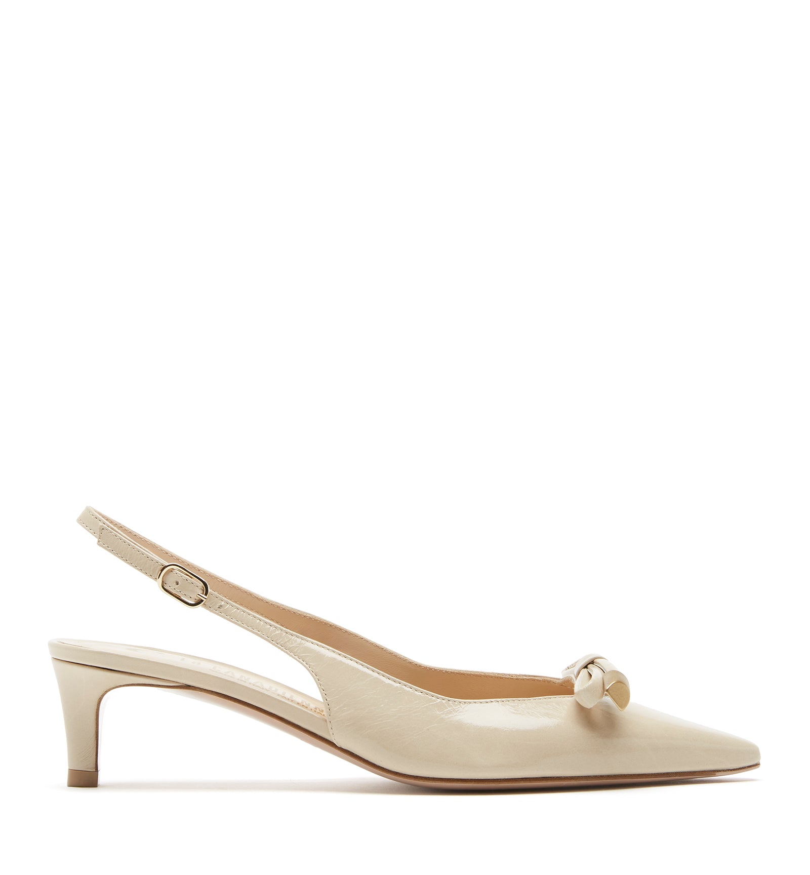 FLORENCE ESCARPIN EN CUIR FROISSÉ