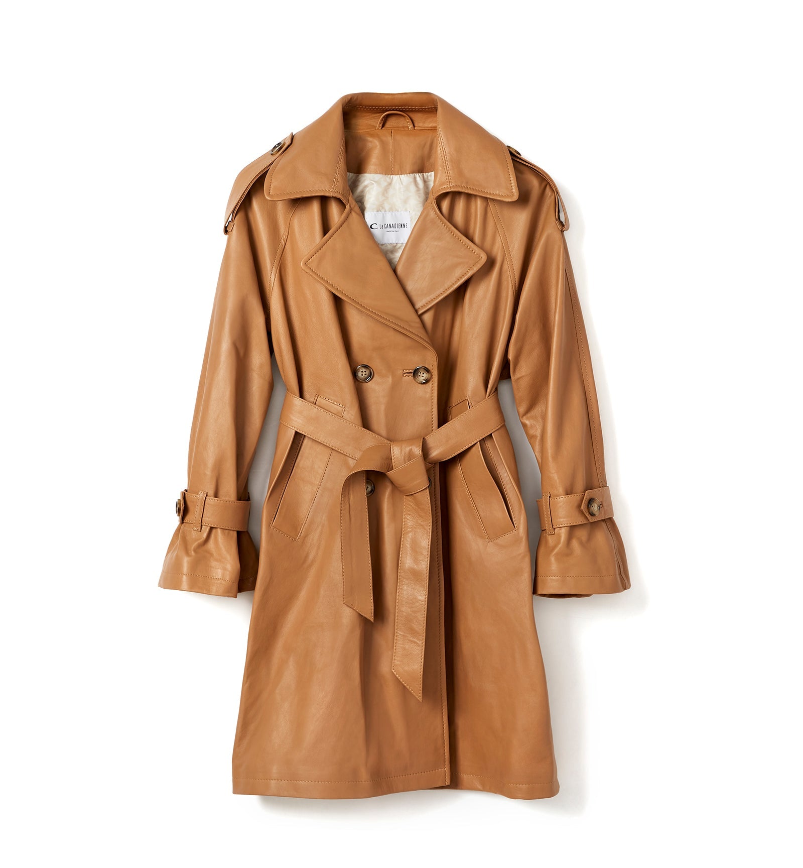 FRESH LEATHER TRENCH COAT - La Canadienne