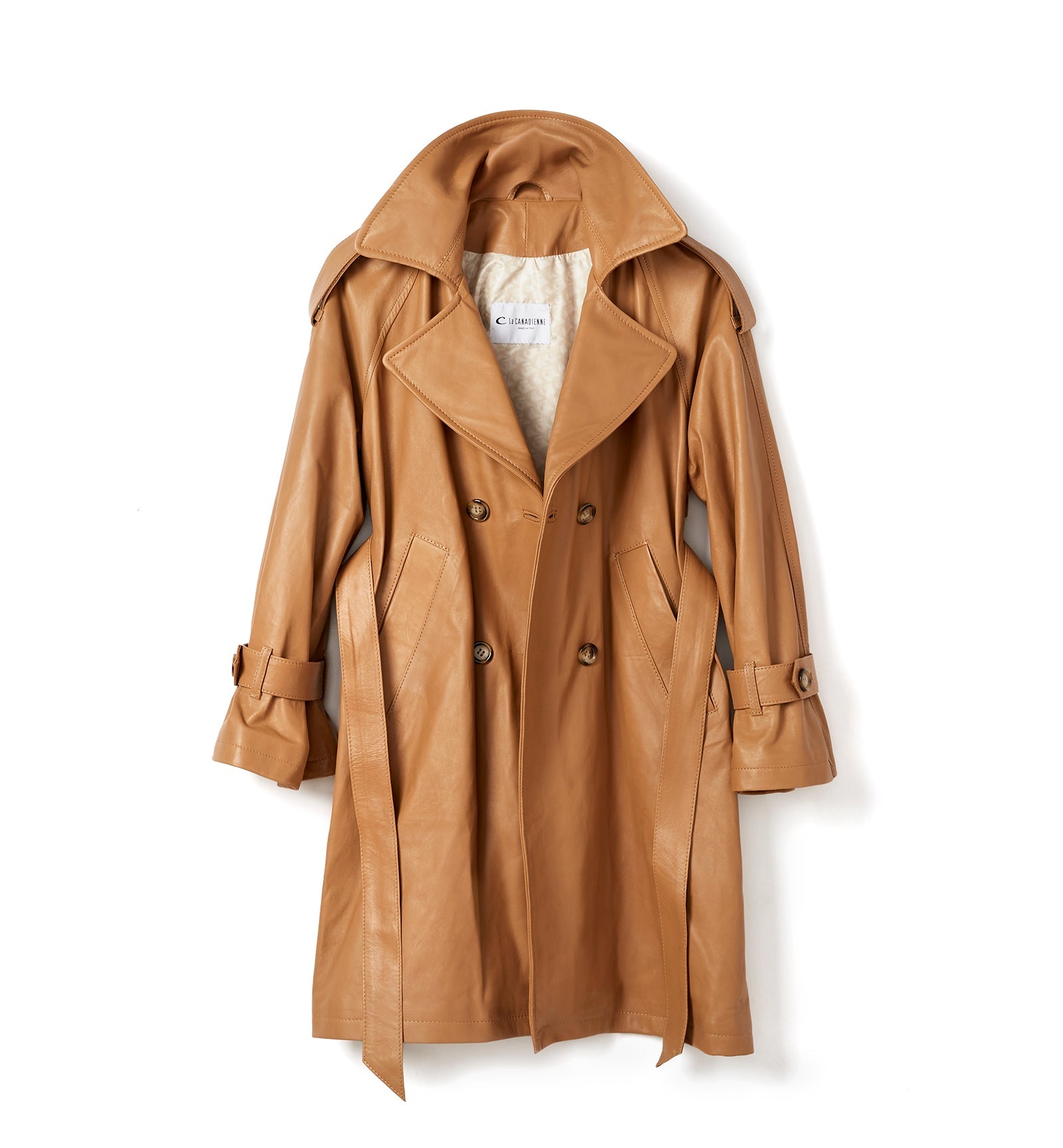 FRESH LEATHER TRENCH COAT - La Canadienne