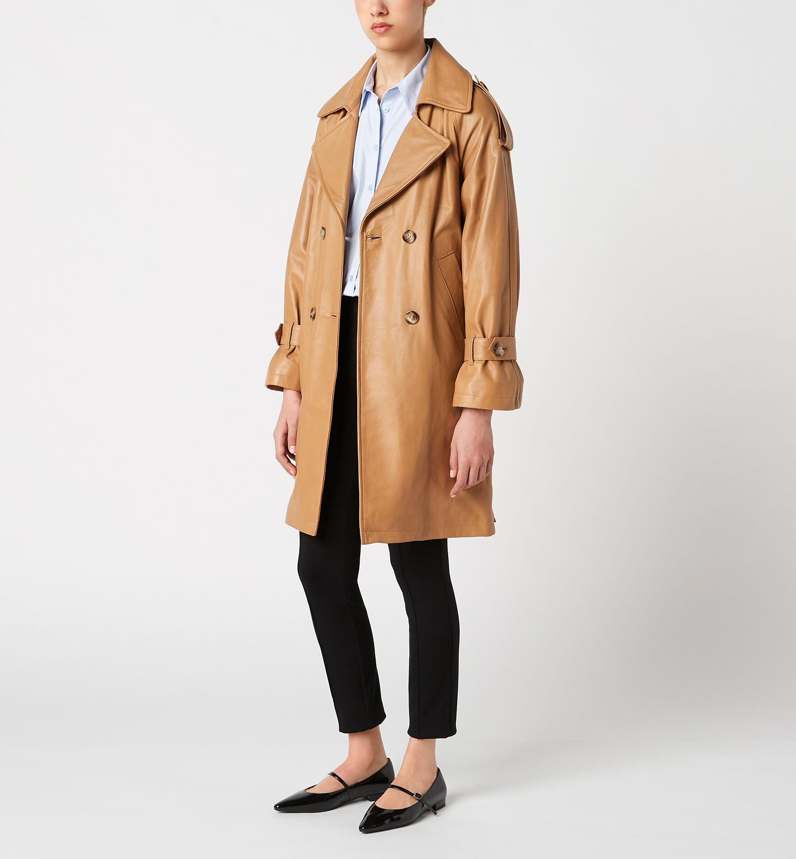 FRESH LEATHER TRENCH COAT - La Canadienne
