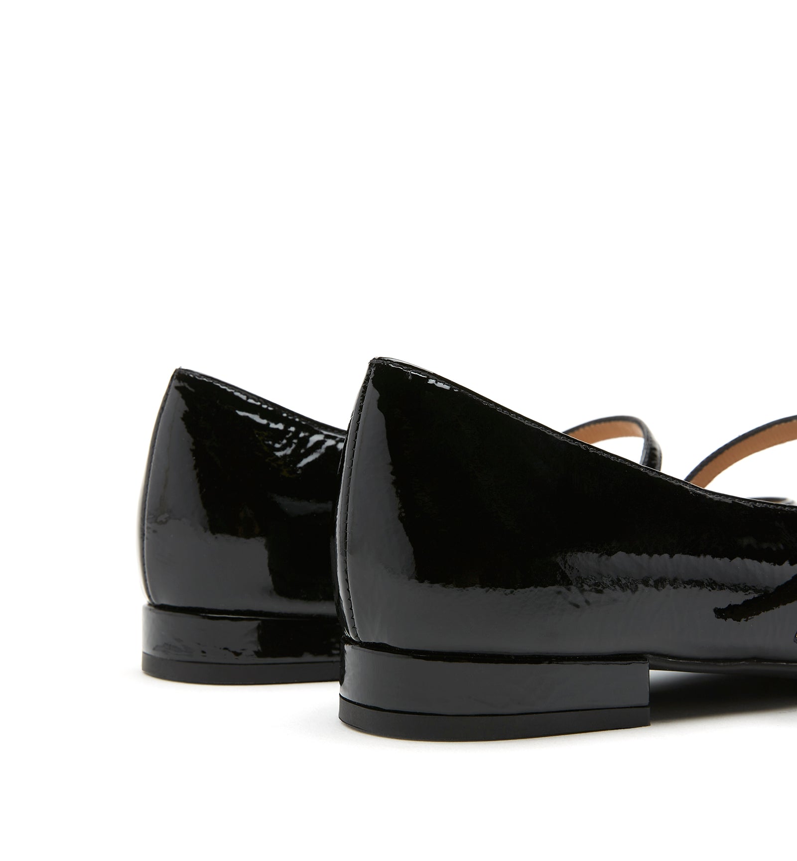 FRITZ CRINKLE LEATHER MARY JANE FLAT - La Canadienne