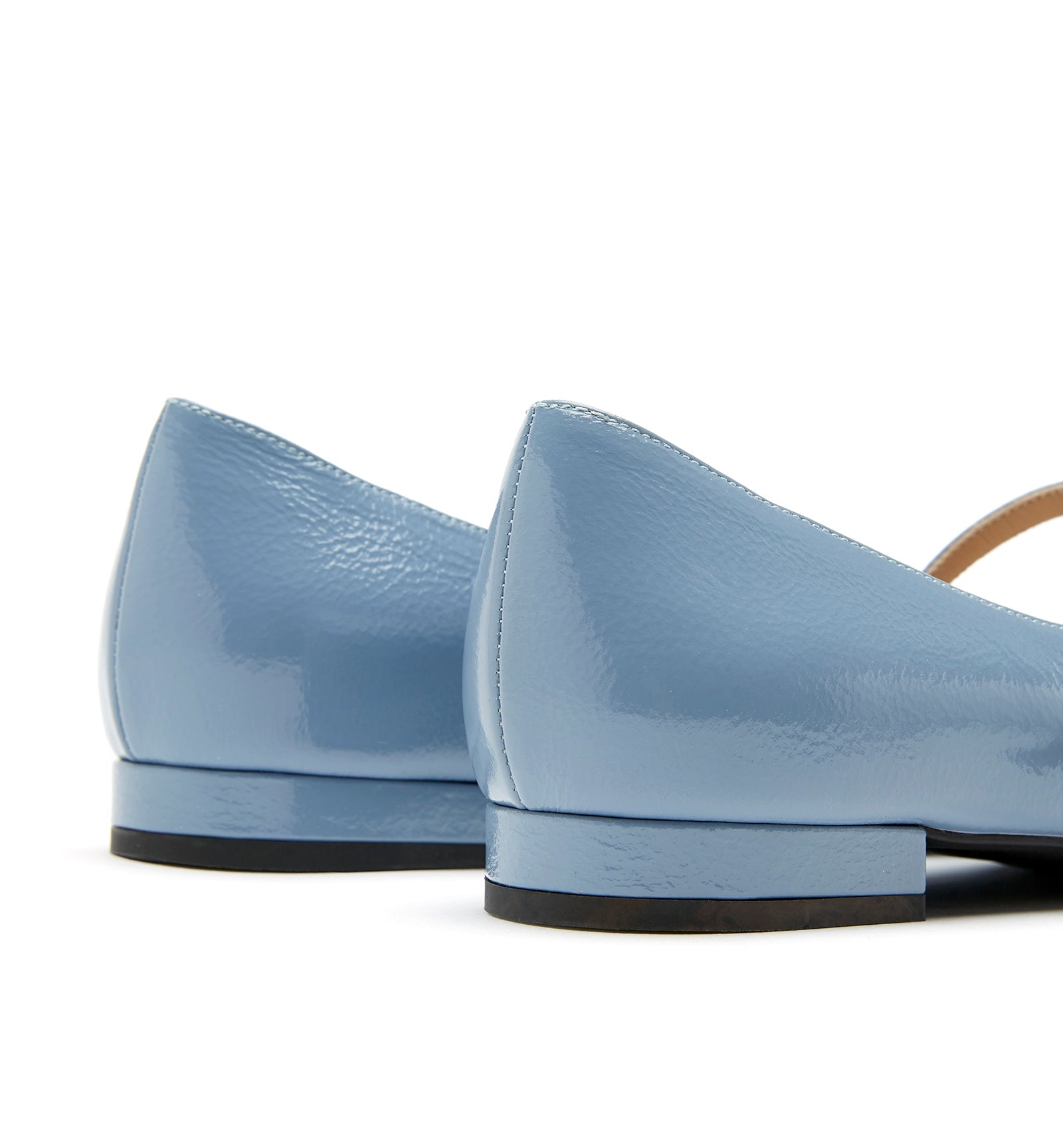 FRITZ CRINKLE LEATHER MARY JANE FLAT - La Canadienne
