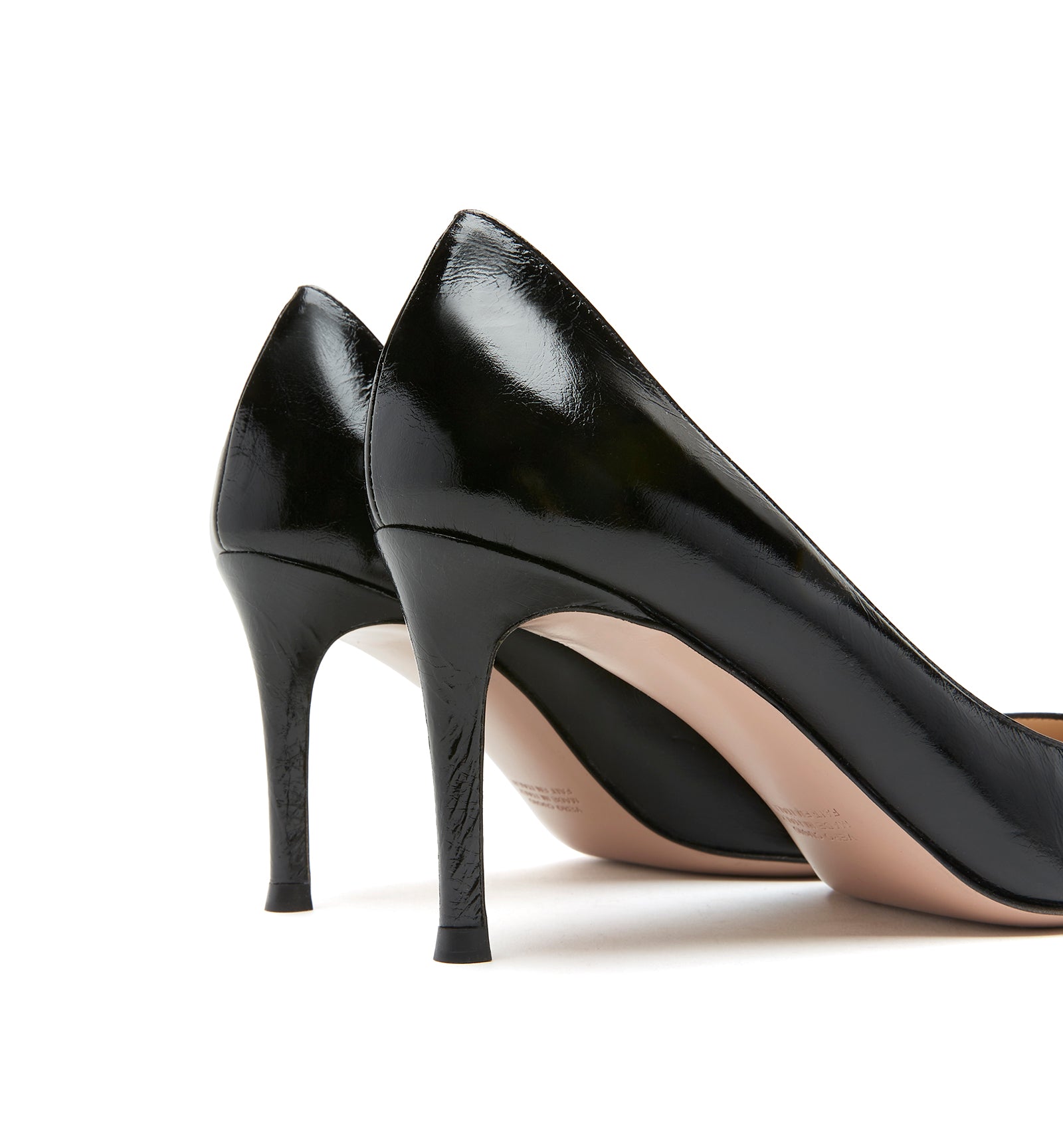 FYNN ESCARPIN EN CUIR FROISSÉ