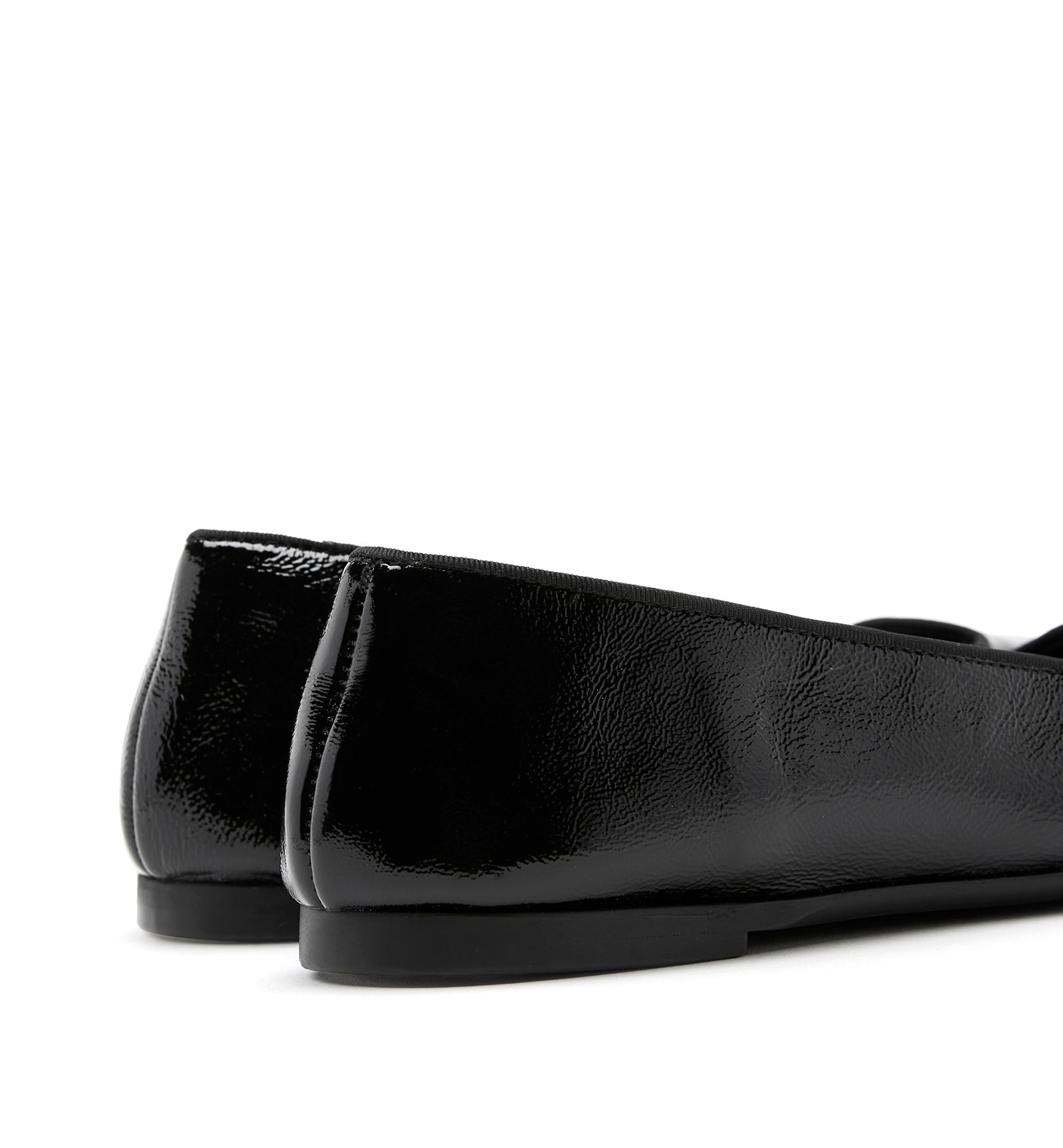 GEO CRINKLE LEATHER FLAT