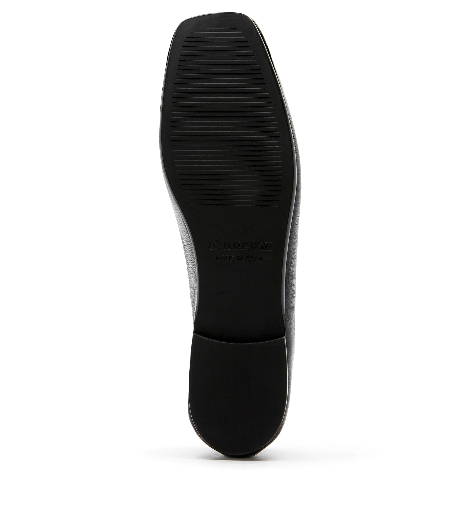 GEO CRINKLE LEATHER FLAT