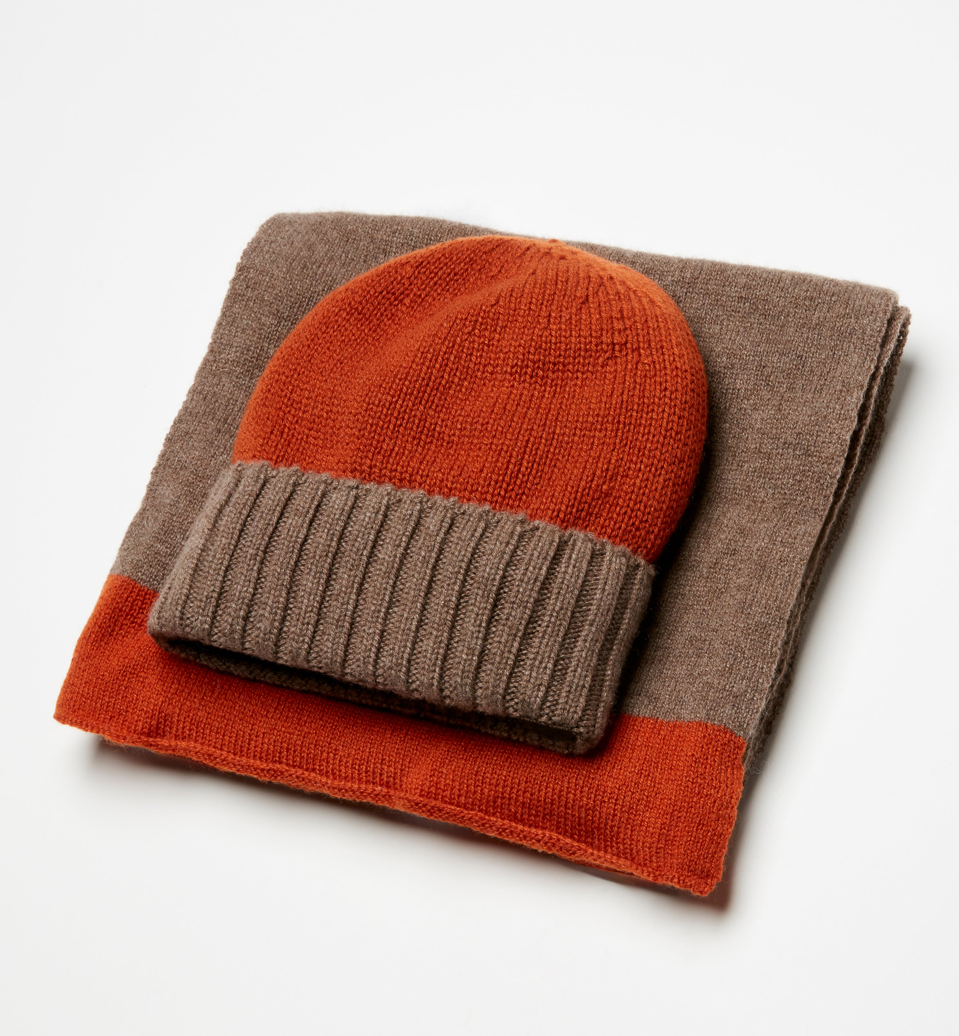 ENSEMBLE BONNET ET ÉCHARPE EN CACHEMIRE (WANETTE & WINN)