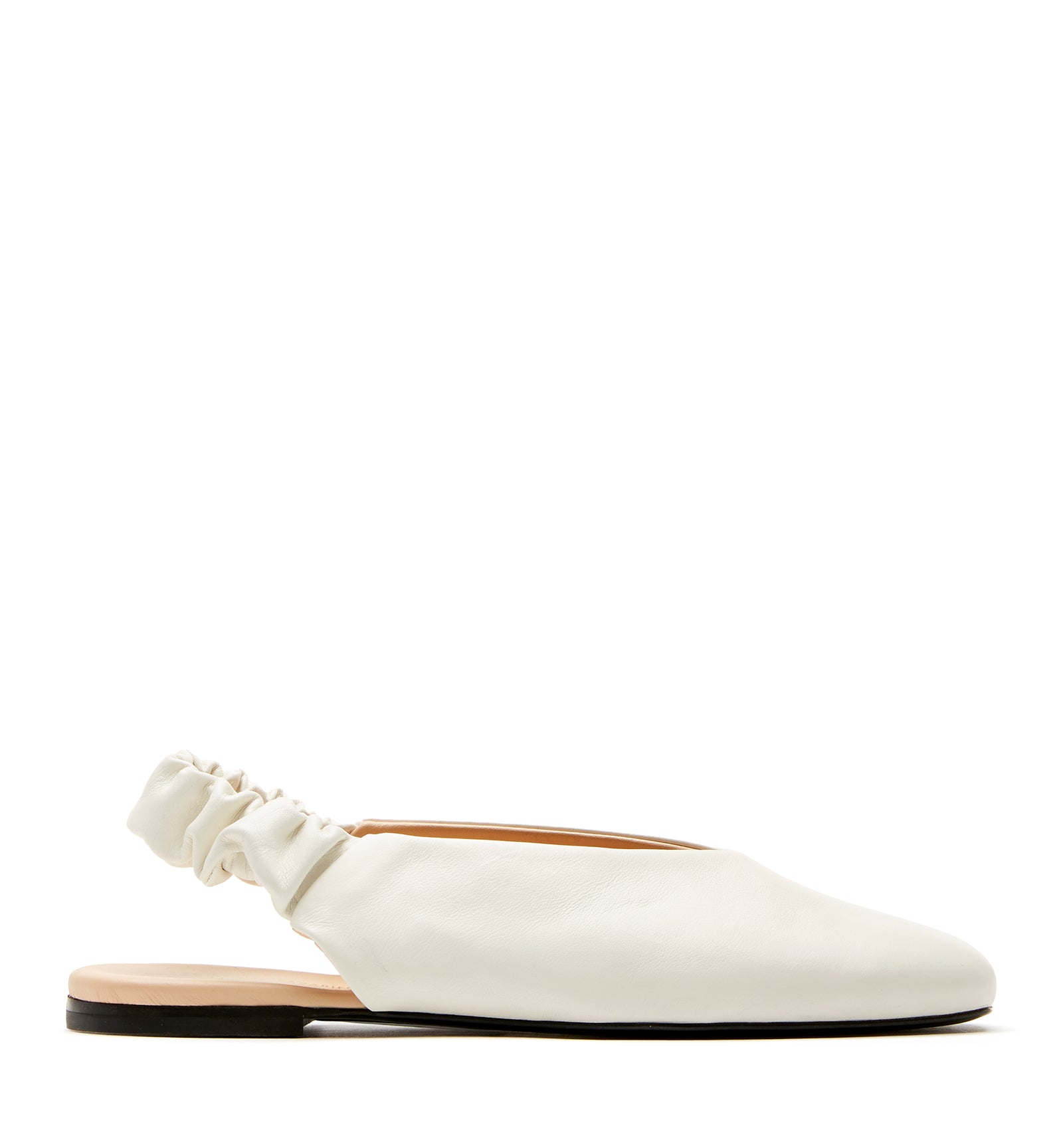 GLENN LEATHER SLINGBACK FLAT