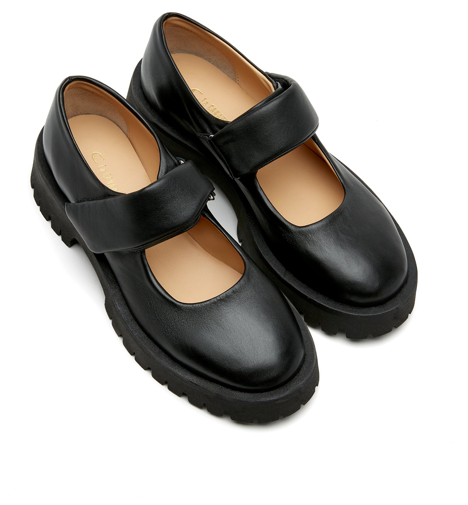 GOLDEN LEATHER MARY JANE SHOE - La Canadienne