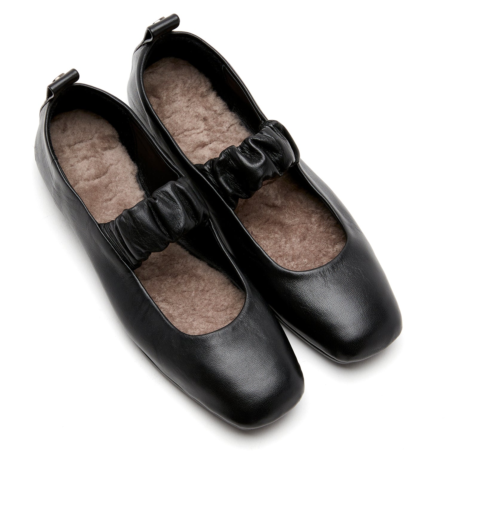 GRACIE BALLERINE MARY JANE EN CUIR DOUBLÉ EN MOUTON