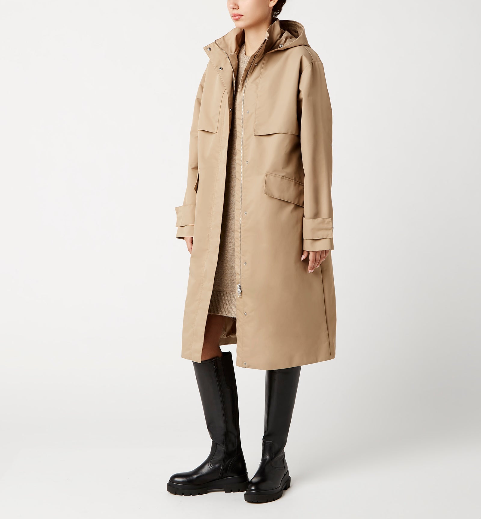 GRADY HOODED 2IN1 TRENCH COAT - La Canadienne