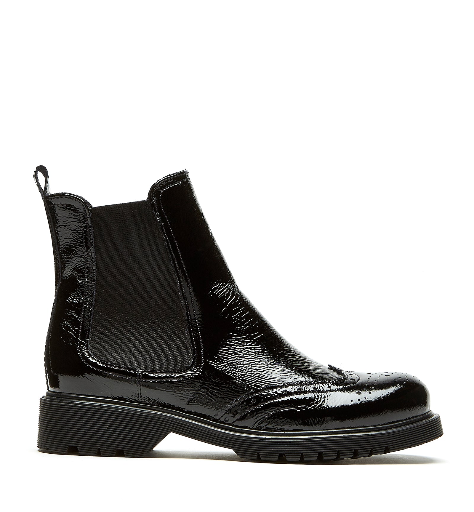 HANSEL BOTTILLON EN CUIR VERNI