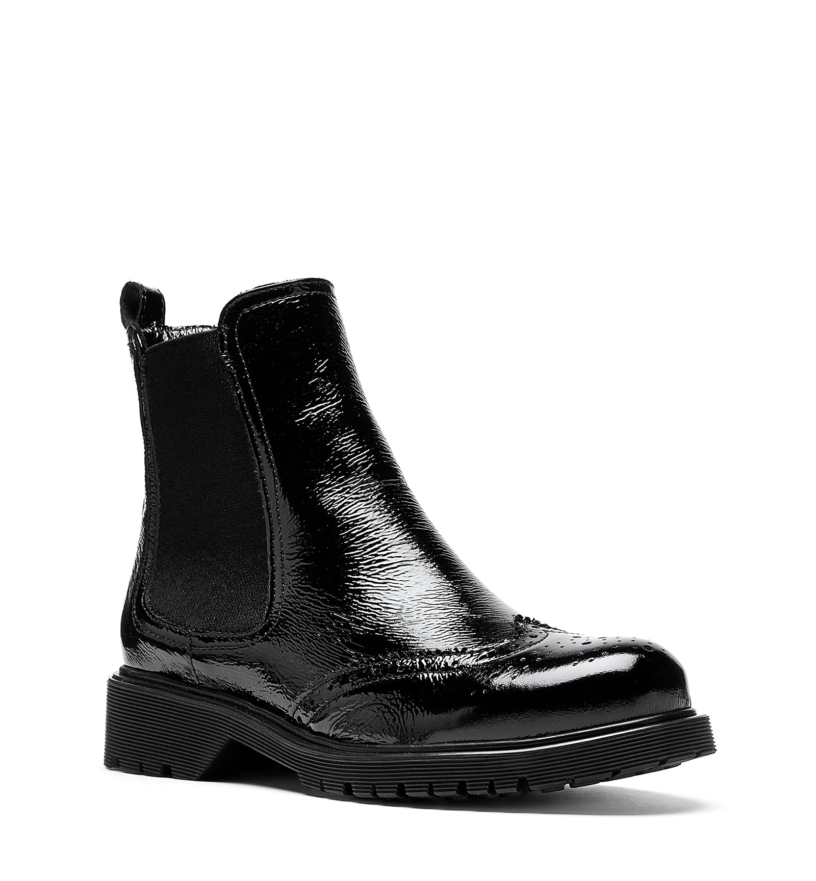 HANSEL BOTTILLON EN CUIR VERNI