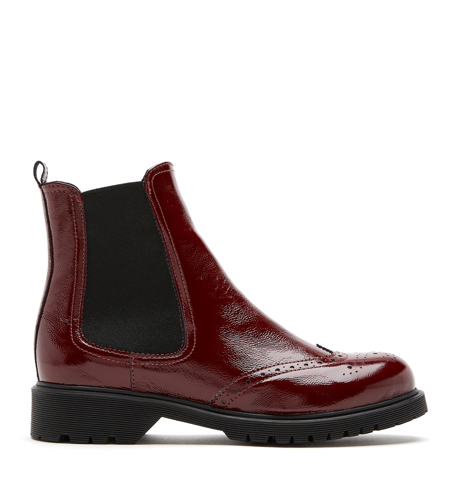 HANSEL BOTTILLON EN CUIR VERNI