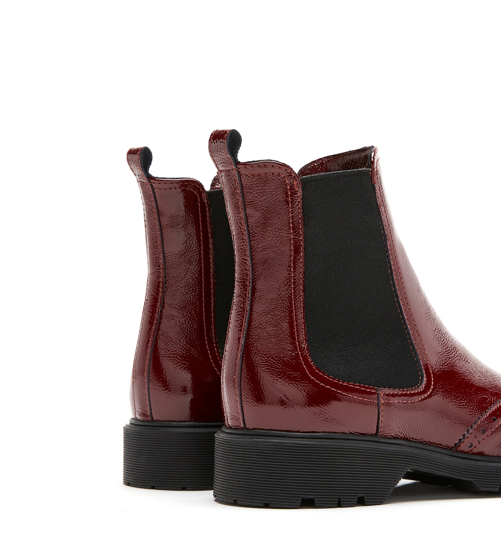 HANSEL BOTTILLON EN CUIR VERNI