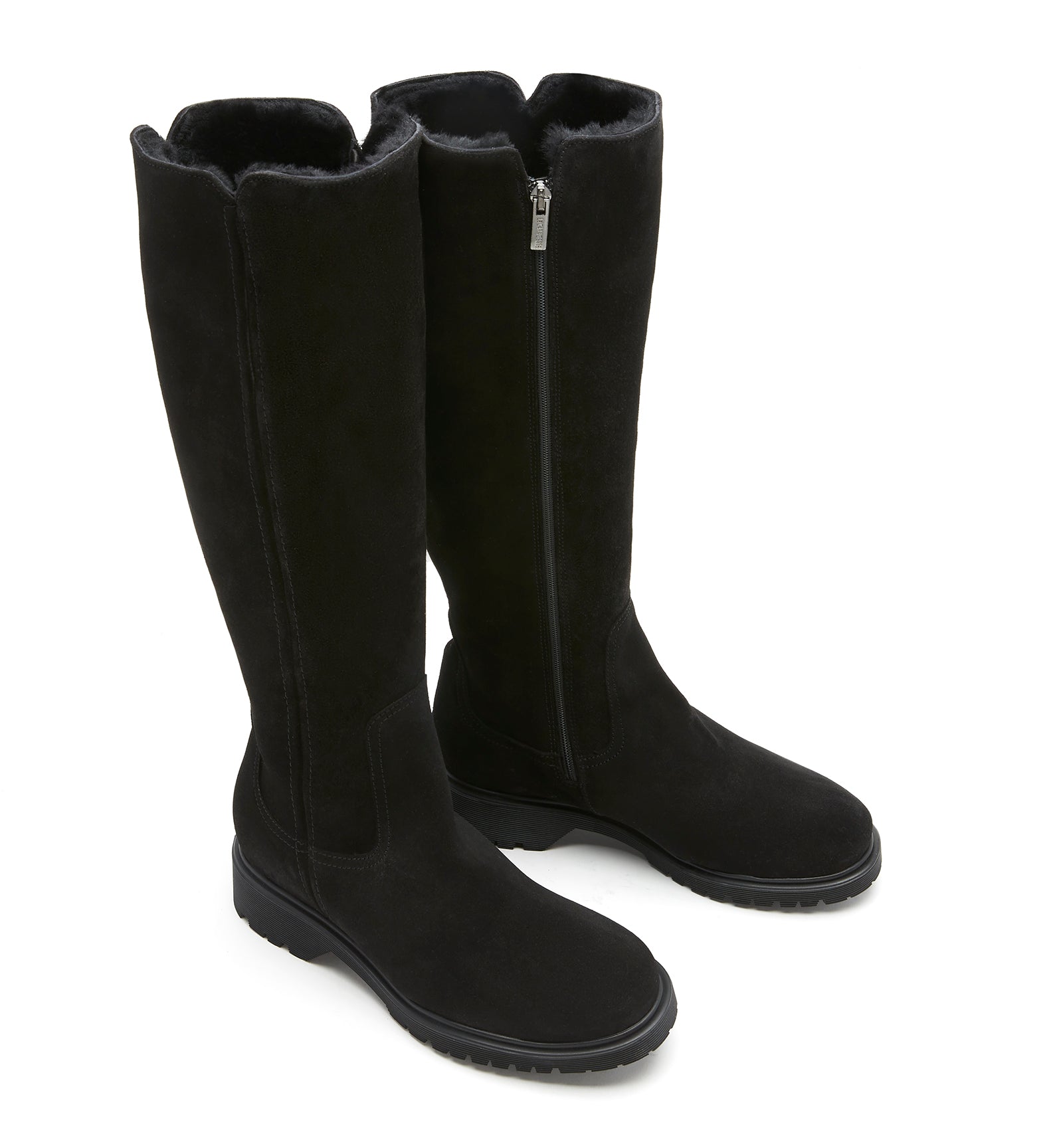 HARRY SHEARLING-LINED SUEDE BOOT