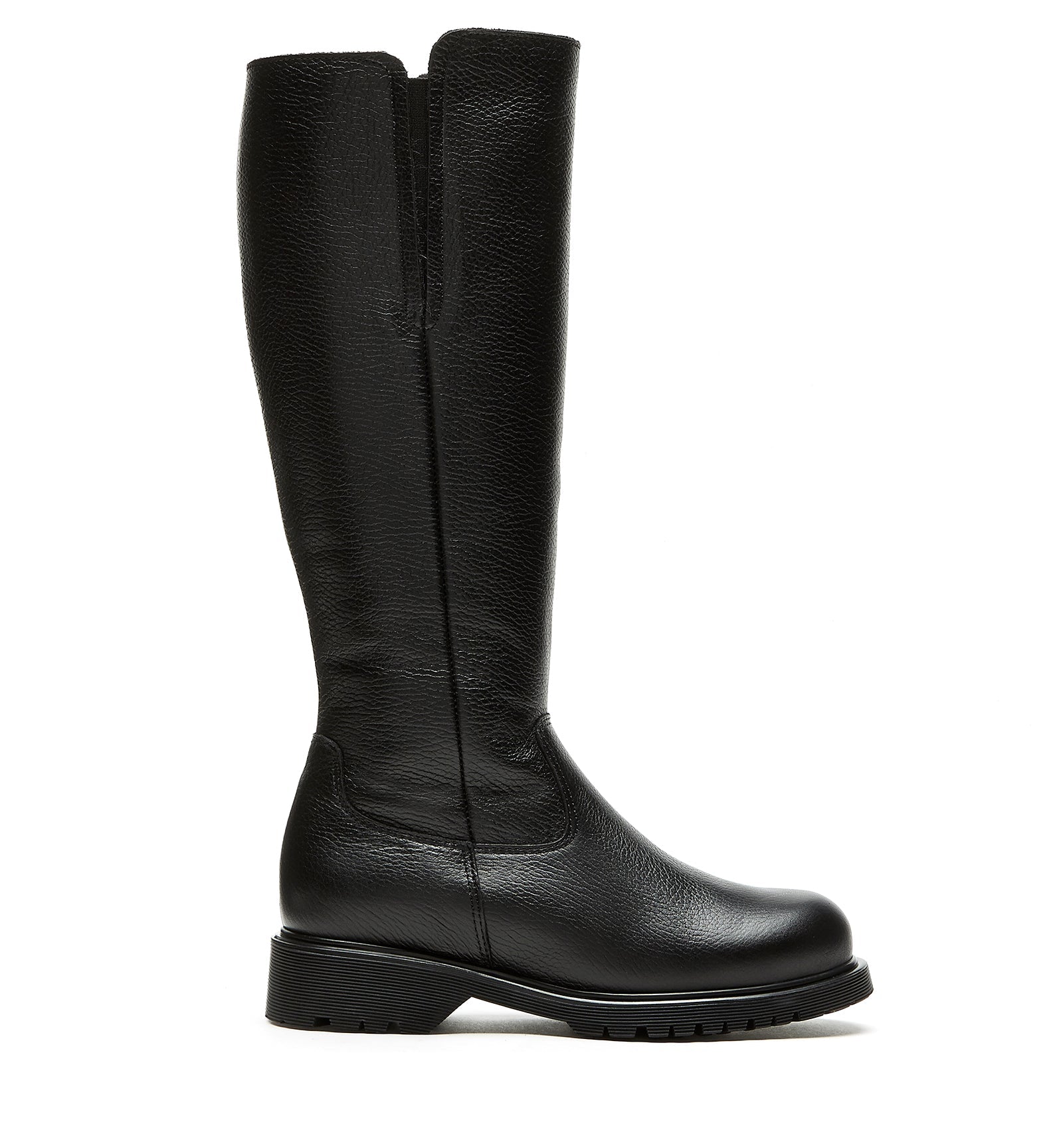 HELENE SHEARLING - LINED PEBBLED LEATHER BOOT - La Canadienne