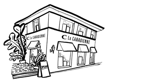 Yorkville storefront drawing