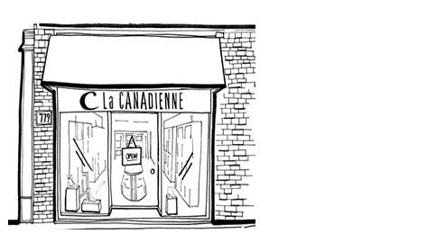 Vancouver storefront drawing