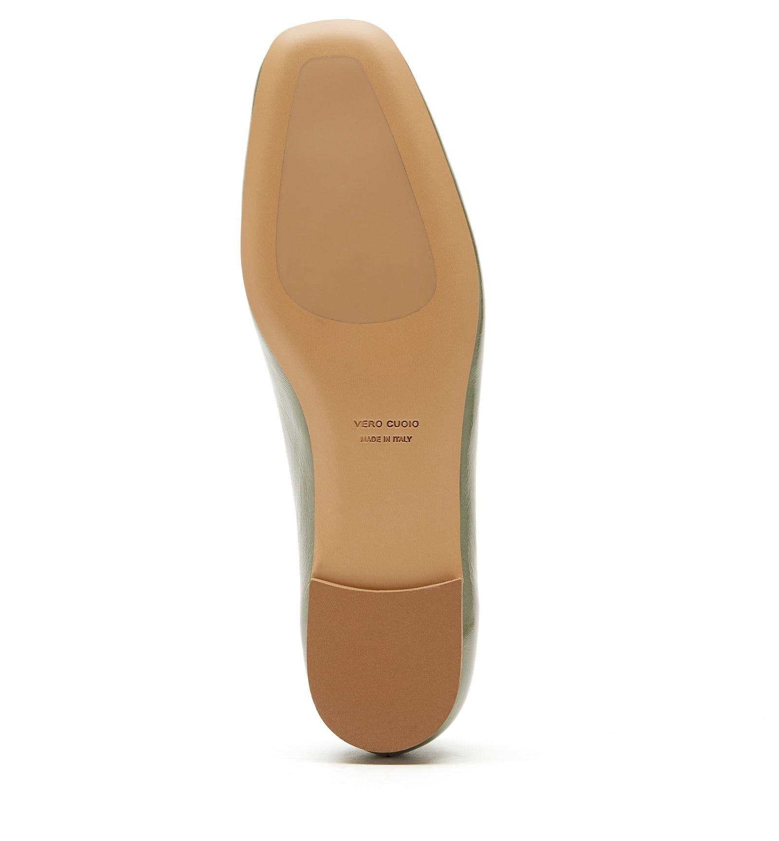 JERSEY BALLERINE EN CUIR EFFET FROISSÉ