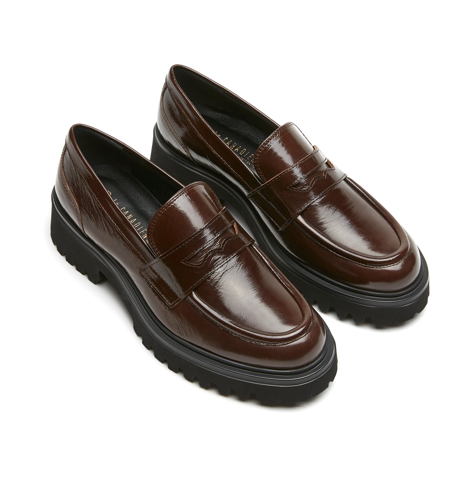 KARMIC MOCASSIN EN CUIR FROISSÉ