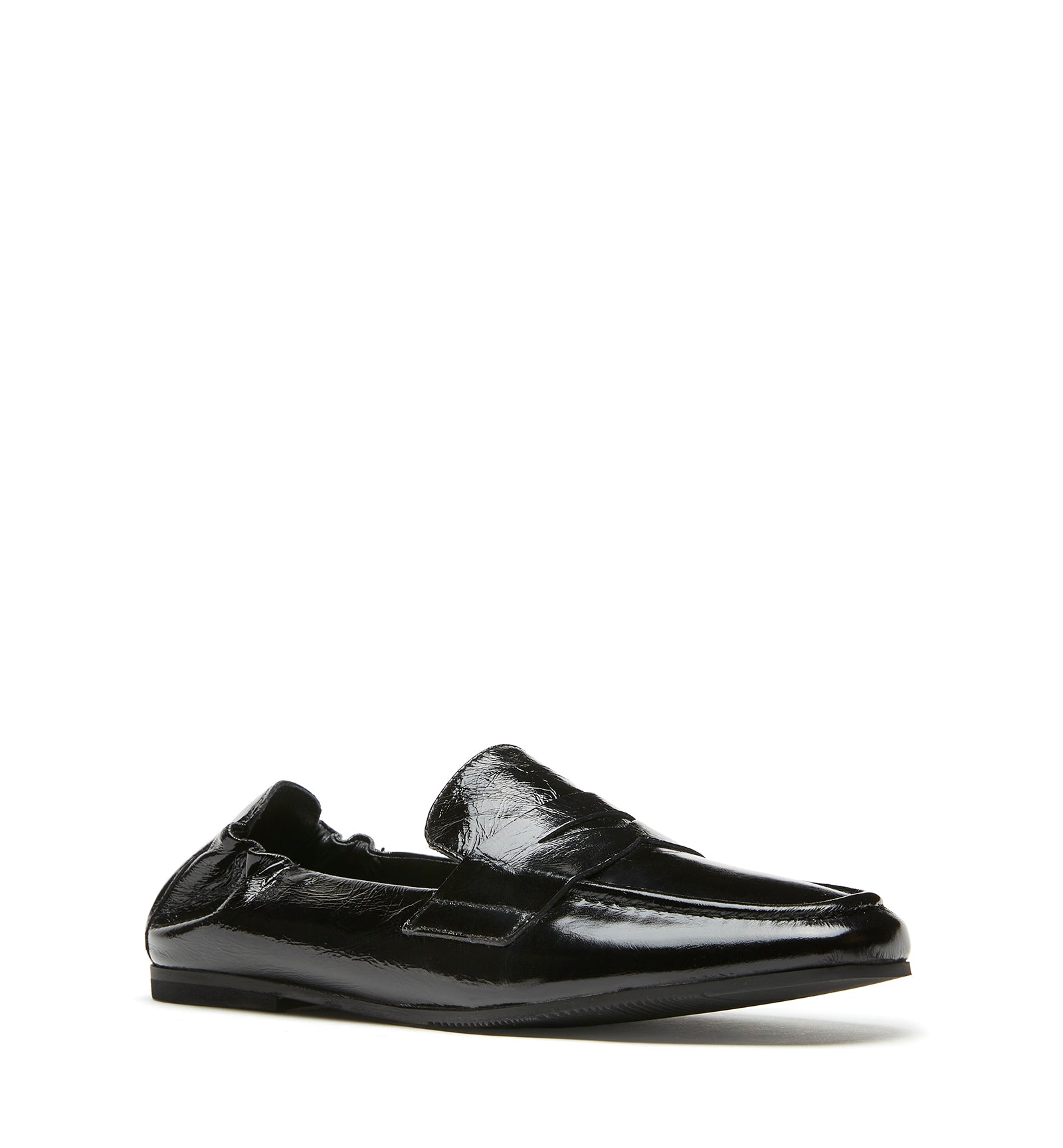KITSON CRUSHED LEATHER LOAFER