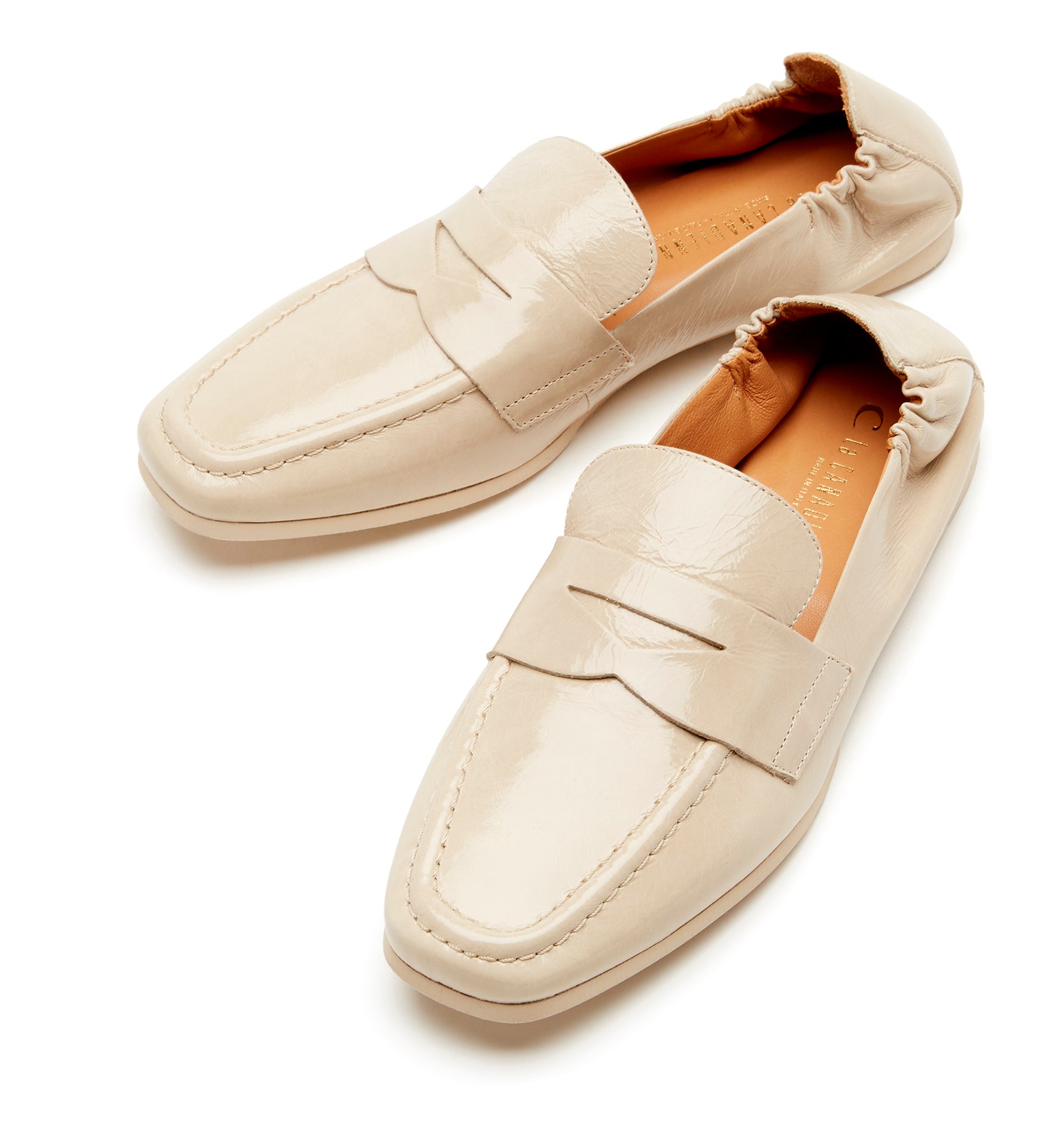 KITSON CRUSHED LEATHER LOAFER