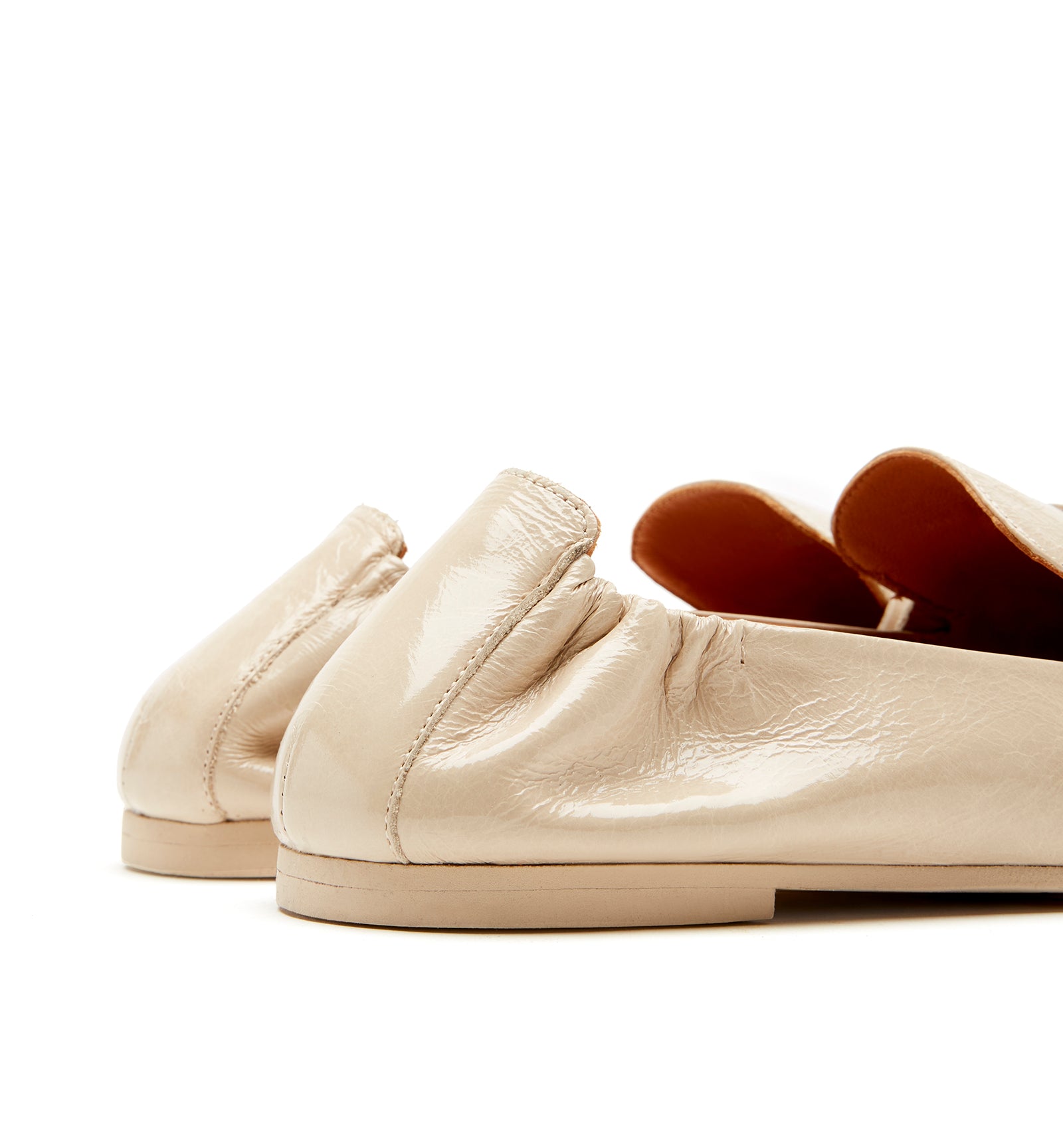 KITSON MOCASSIN EN CUIR EFFET FROISSÉ