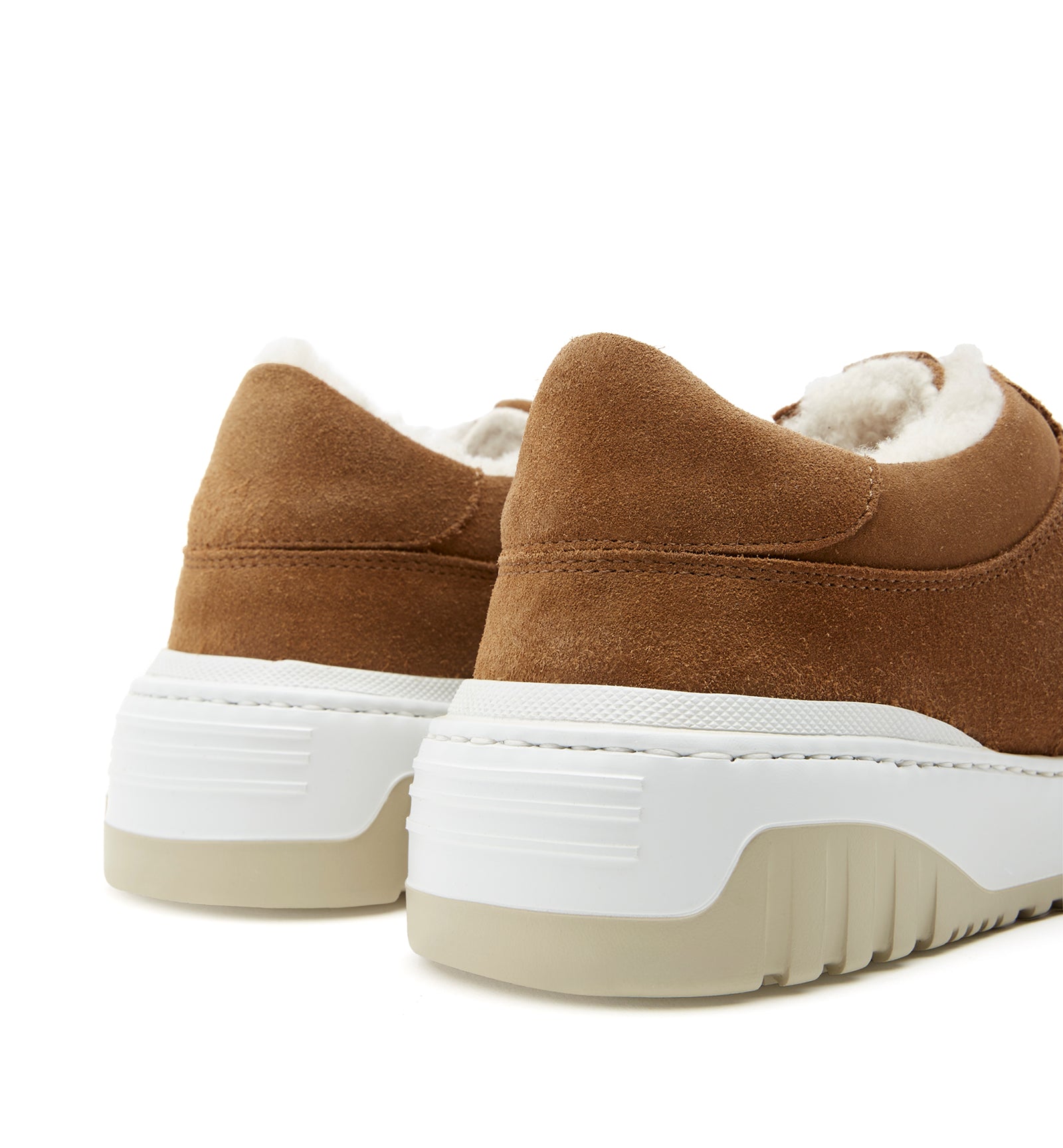KLAIRE SHEARLING-LINED SUEDE SNEAKER