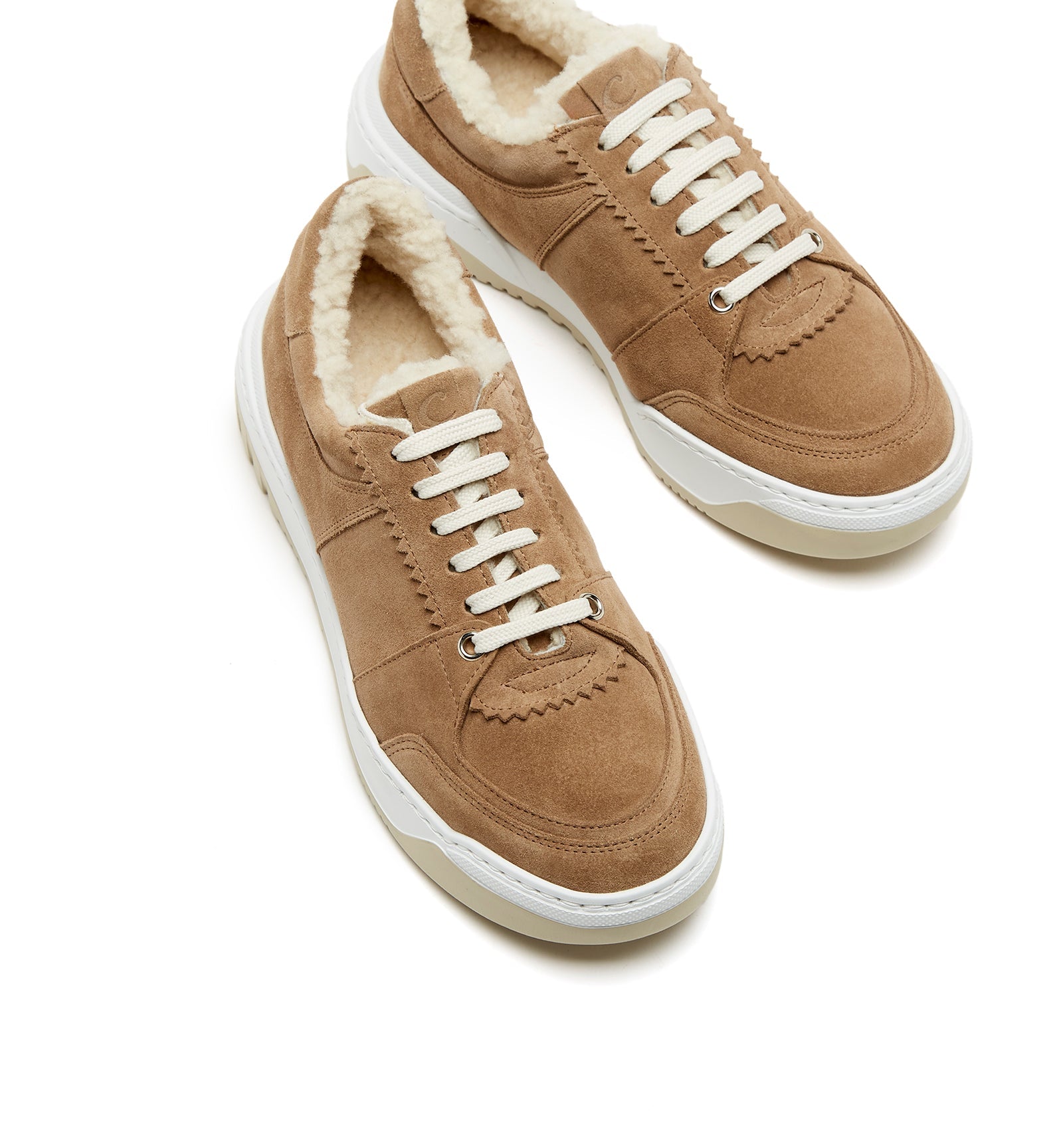 KLARE SHEARLING - LINED SUEDE SNEAKER - La Canadienne