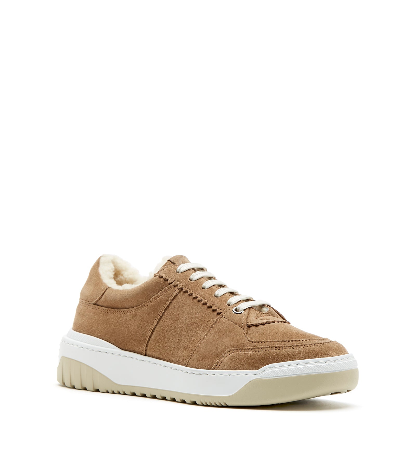 KLARE SHEARLING - LINED SUEDE SNEAKER - La Canadienne