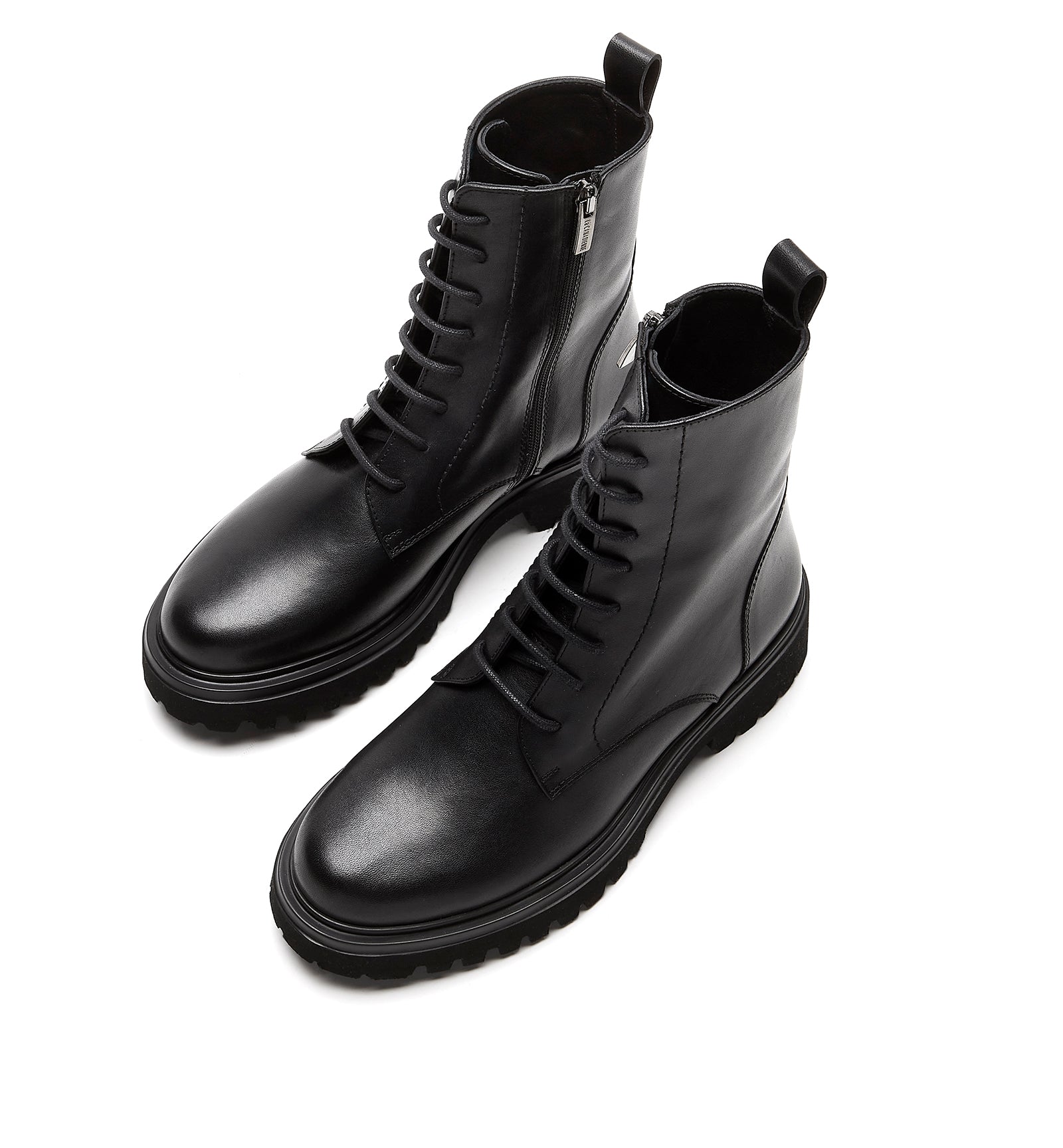 KNOWLEDGE LEATHER LACE UP BOOT