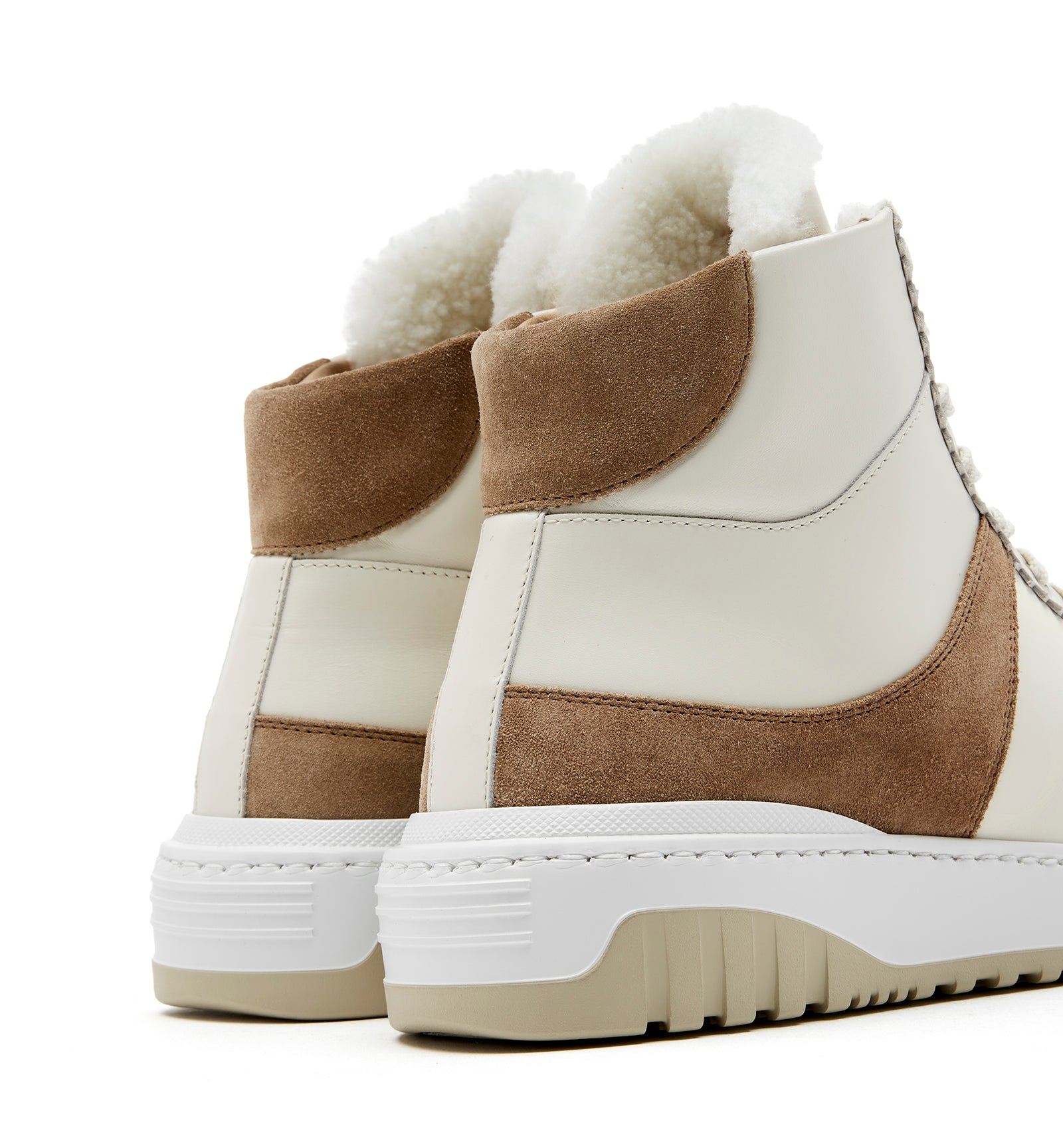KRISTEN SHEARLING - LINED SUEDE SNEAKER - La Canadienne