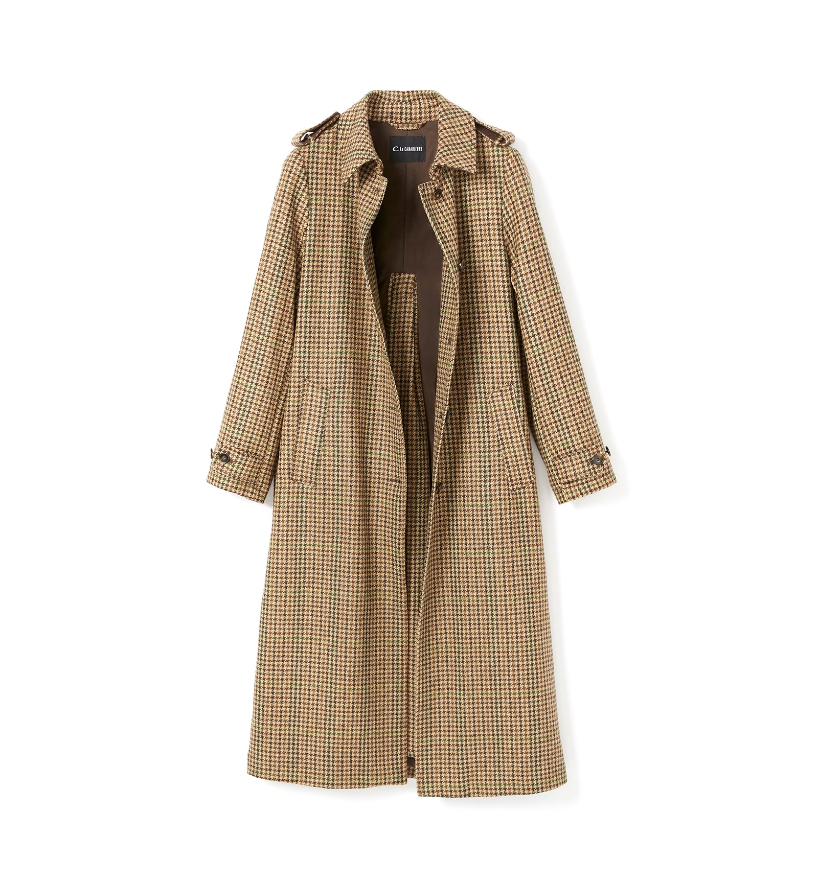 LAIKEN WOOL HOUNDSTOOTH COAT — Item 2 of 9