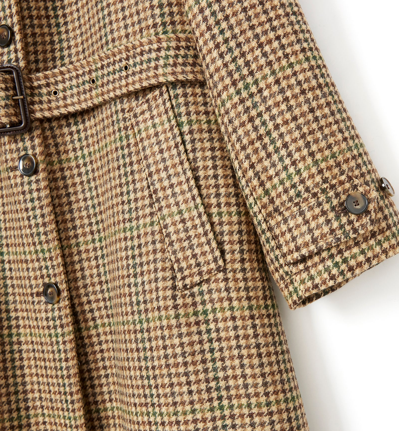 LAIKEN WOOL HOUNDSTOOTH COAT — Item 6 of 9
