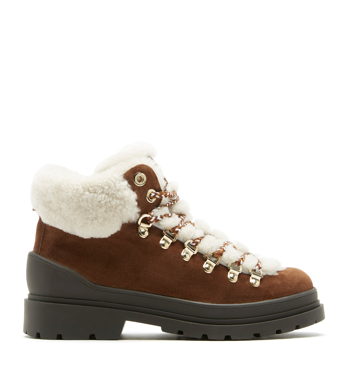 LAUGH SHEARLING LINED SUEDE BOOTIE — Item 7 of 18