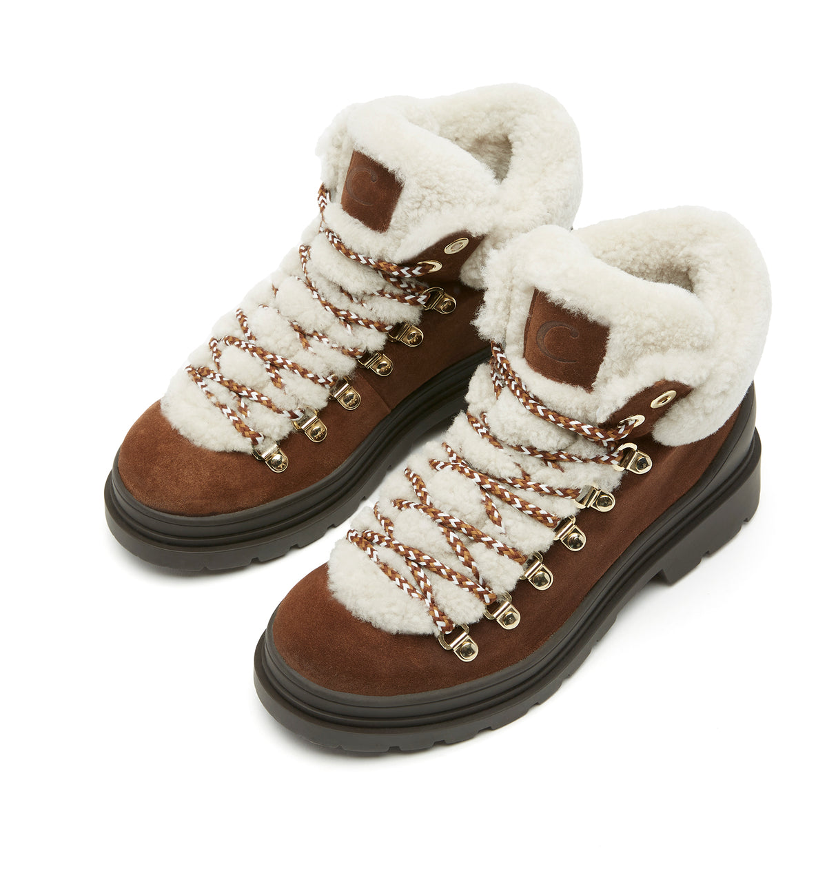 LAUGH SHEARLING LINED SUEDE BOOTIE — Item 9 of 18