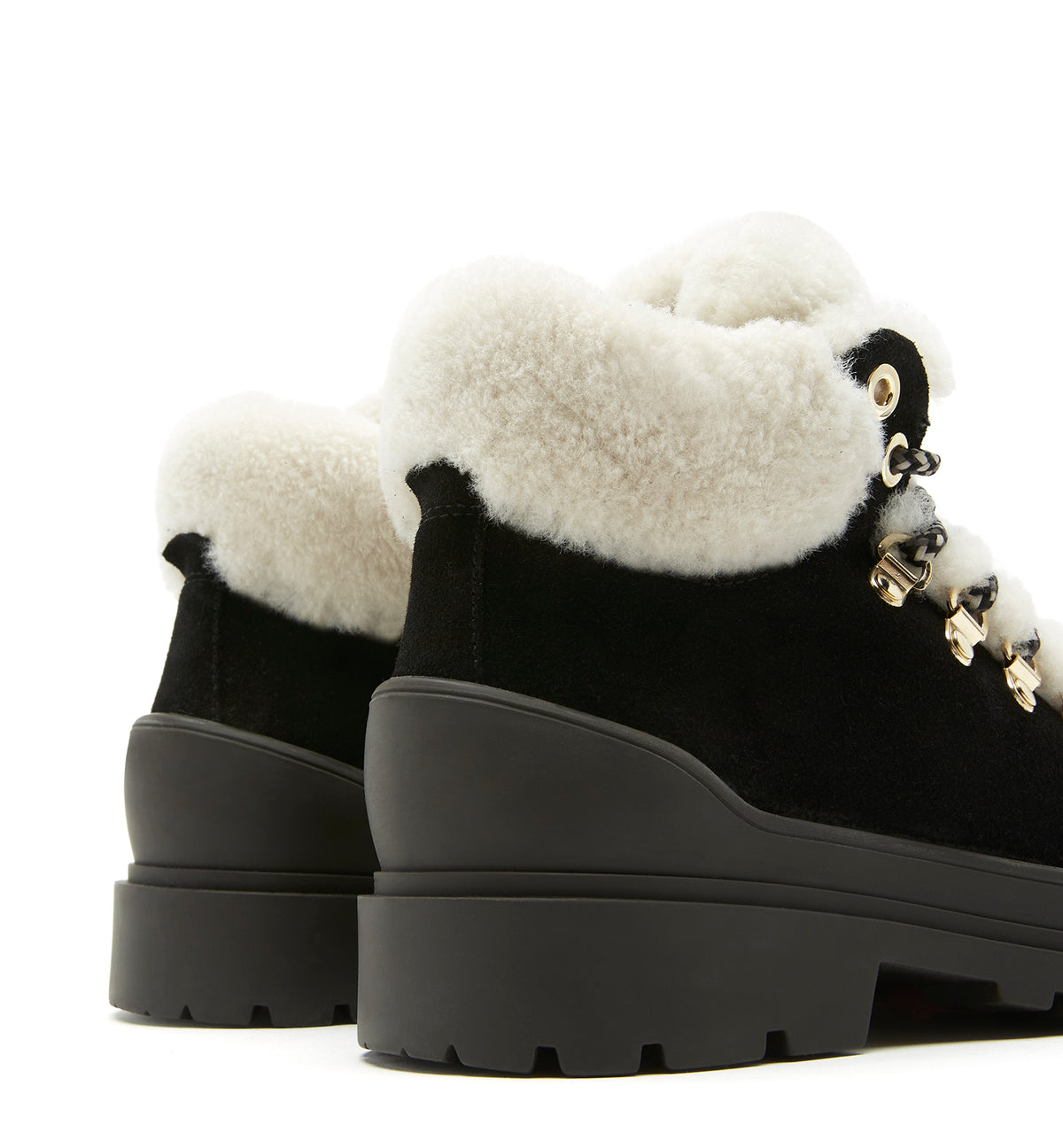 LAUGH SHEARLING LINED SUEDE BOOTIE — Item 4 of 18