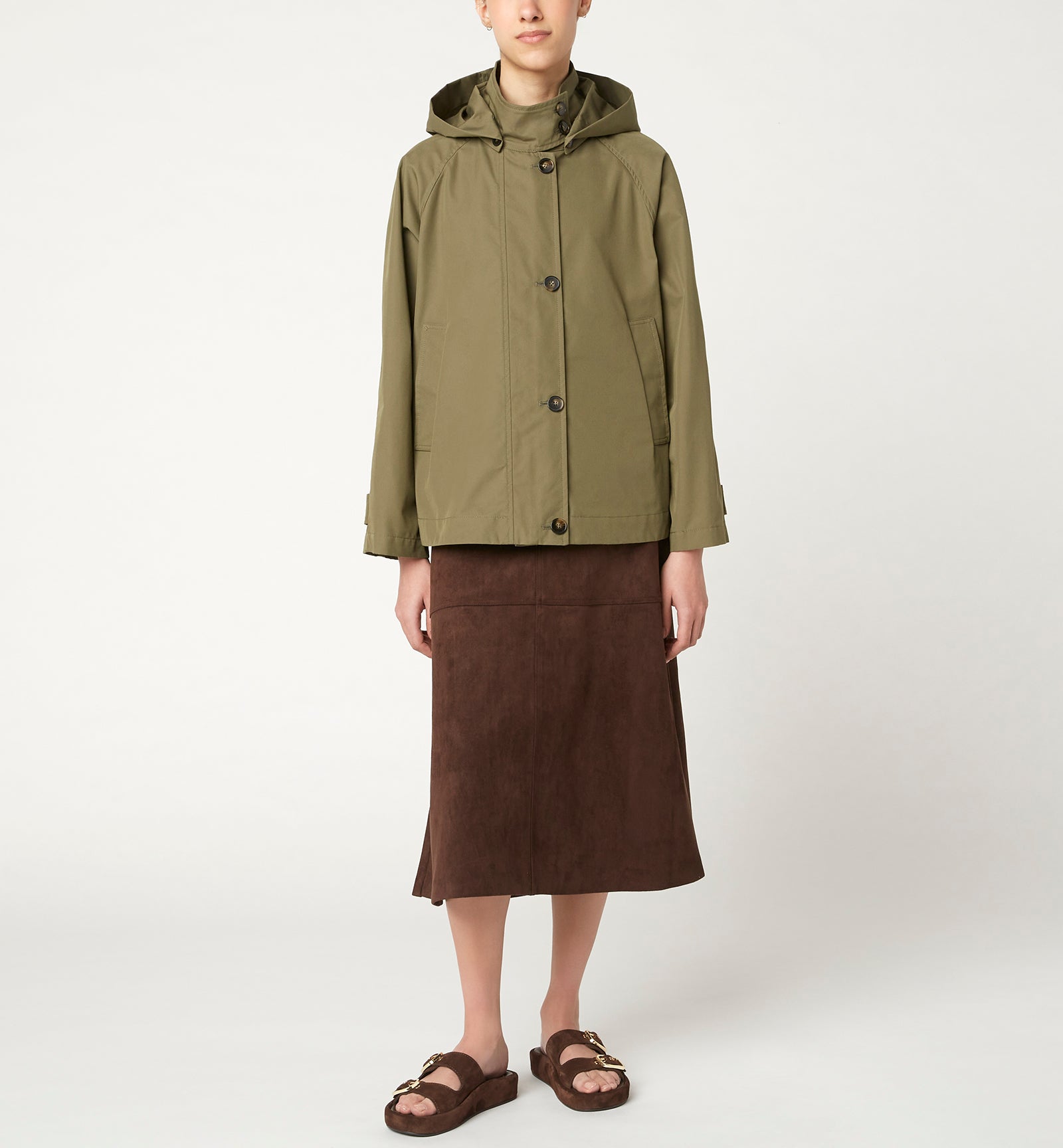 LEAH SHORT TRENCH COAT