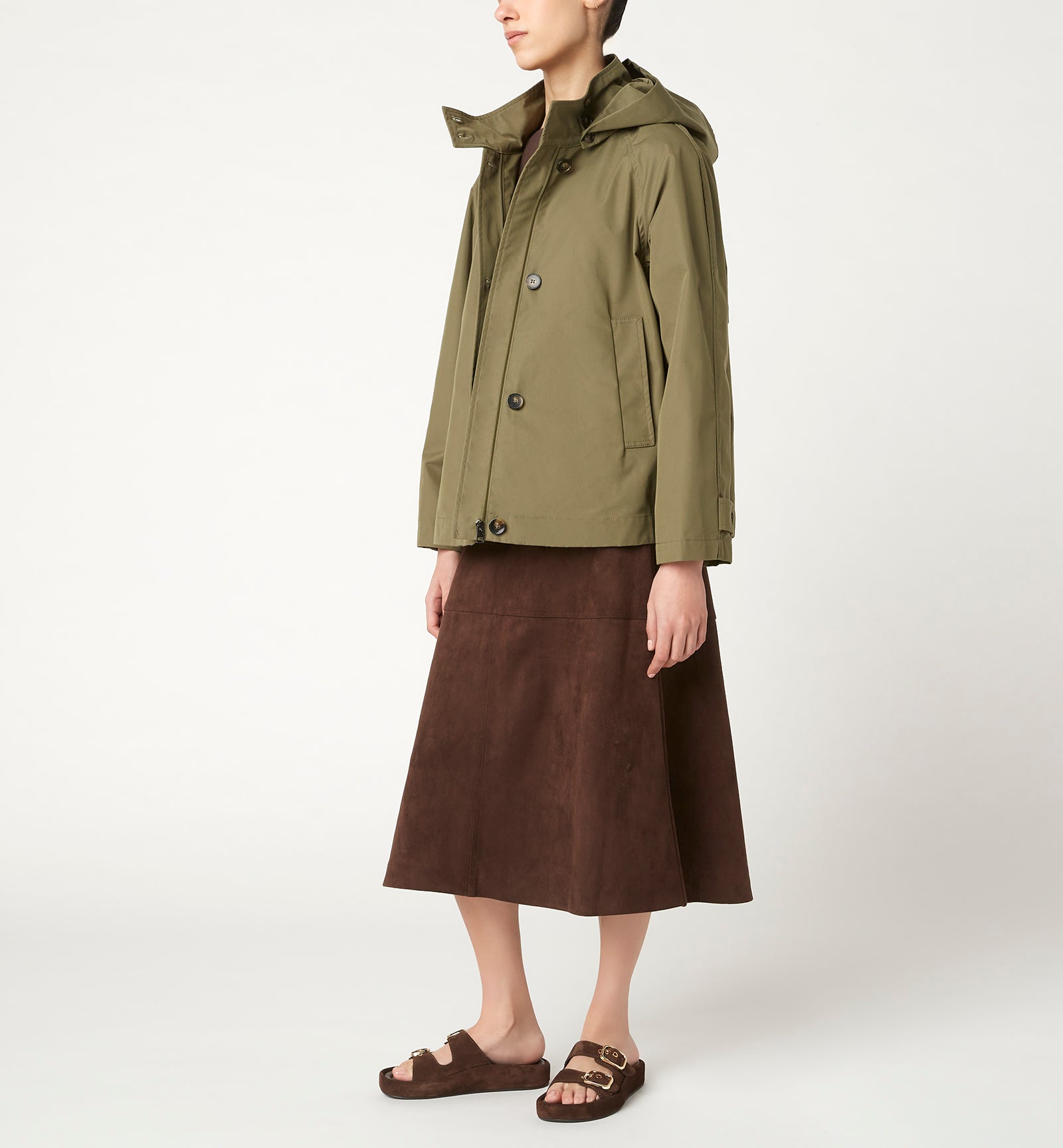 LEAH SHORT TRENCH COAT