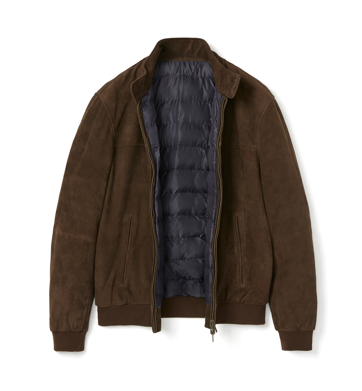 LINCOLN MEN'S SUEDE REVERSIBLE BOMBER - La Canadienne
