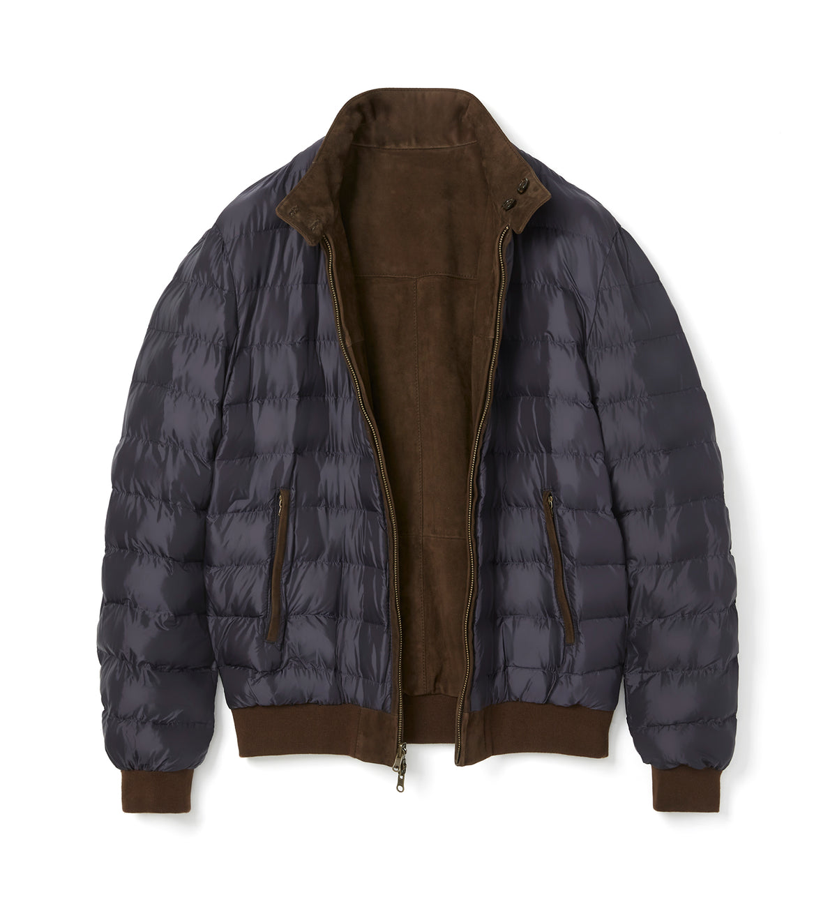 LINCOLN MEN'S SUEDE REVERSIBLE BOMBER - La Canadienne
