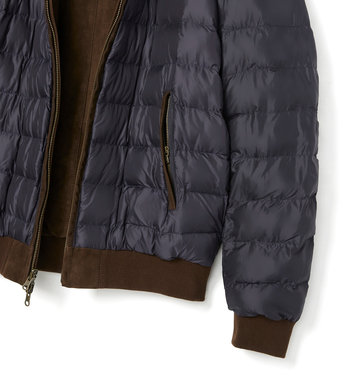 LINCOLN MEN'S SUEDE REVERSIBLE BOMBER - La Canadienne