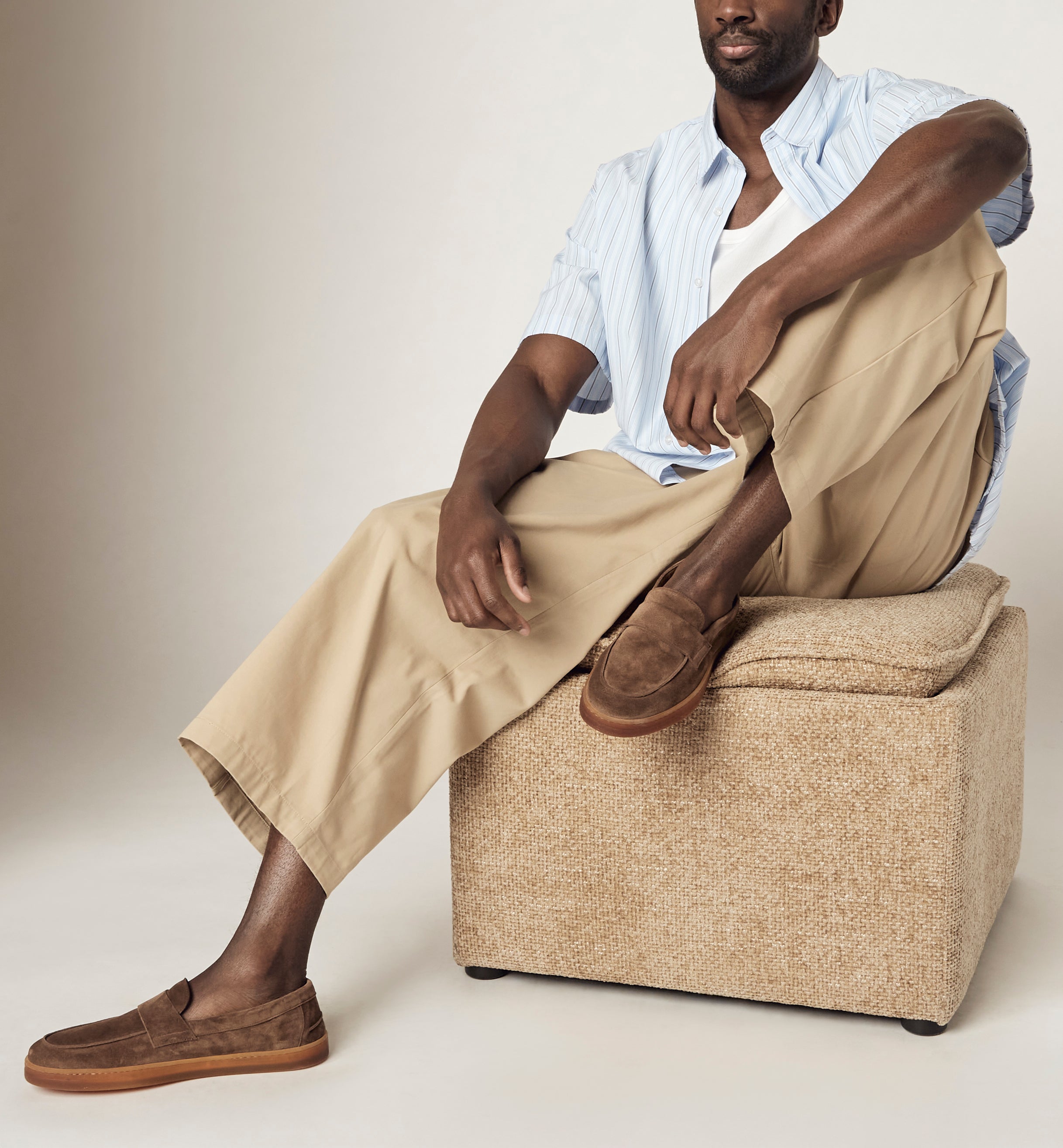 MAX MOCASSIN EN SUÈDE POUR HOMME