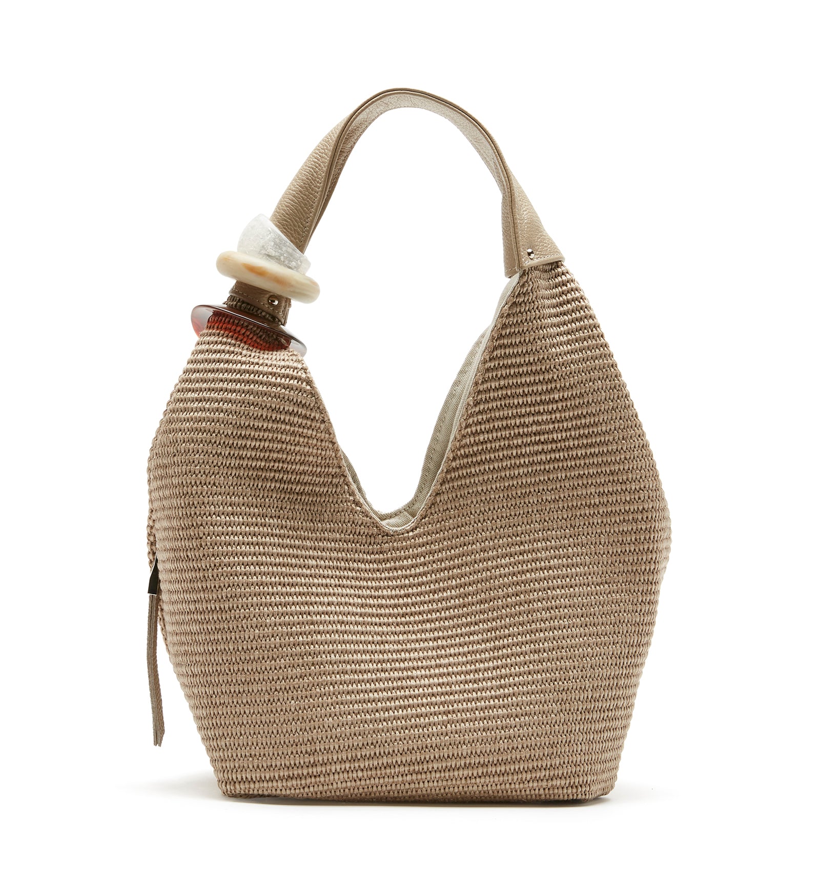 LOVIE RAFFIA TOTE BAG