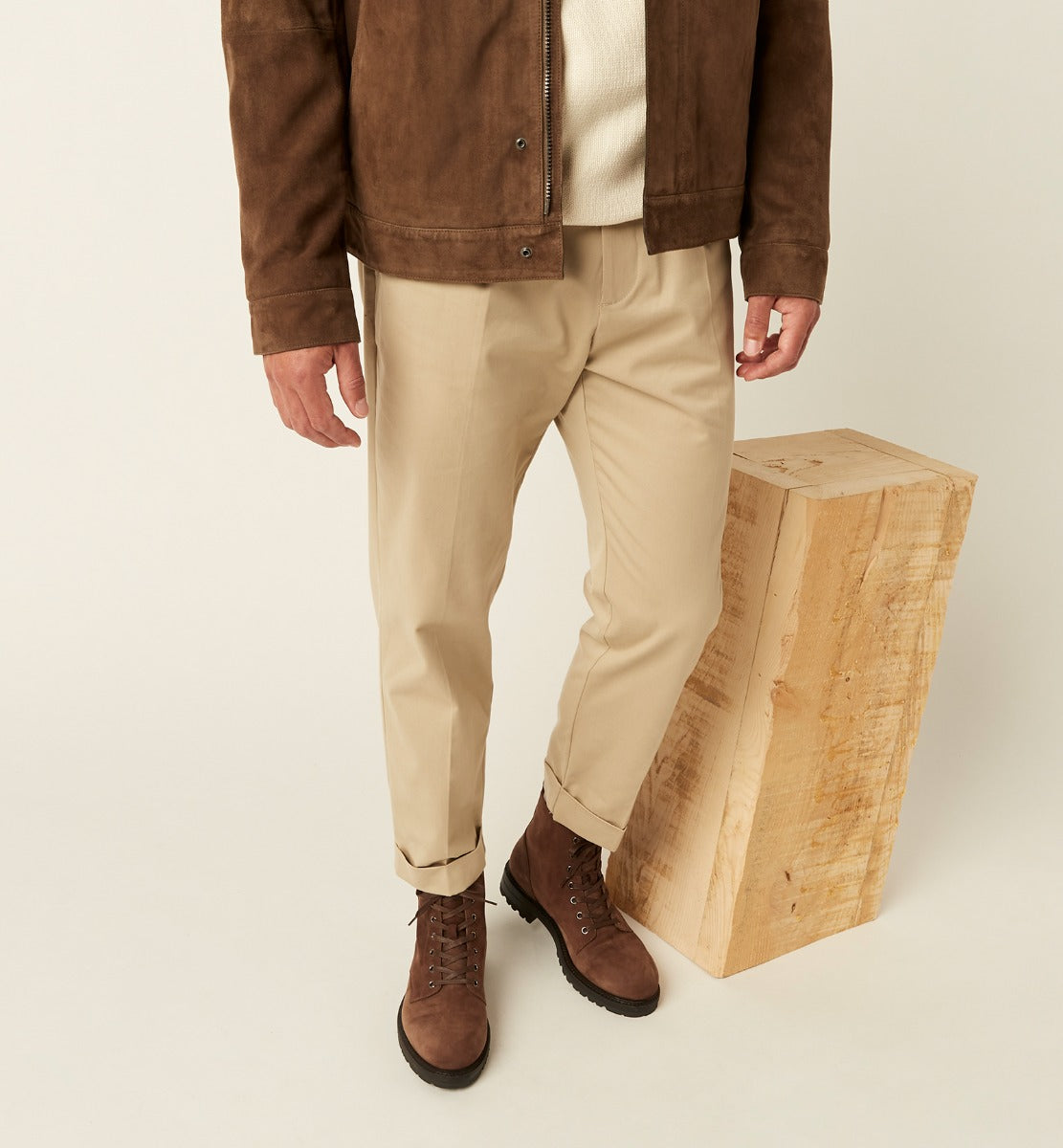 LUCA BOTTE EN NUBUCK POUR HOMMES