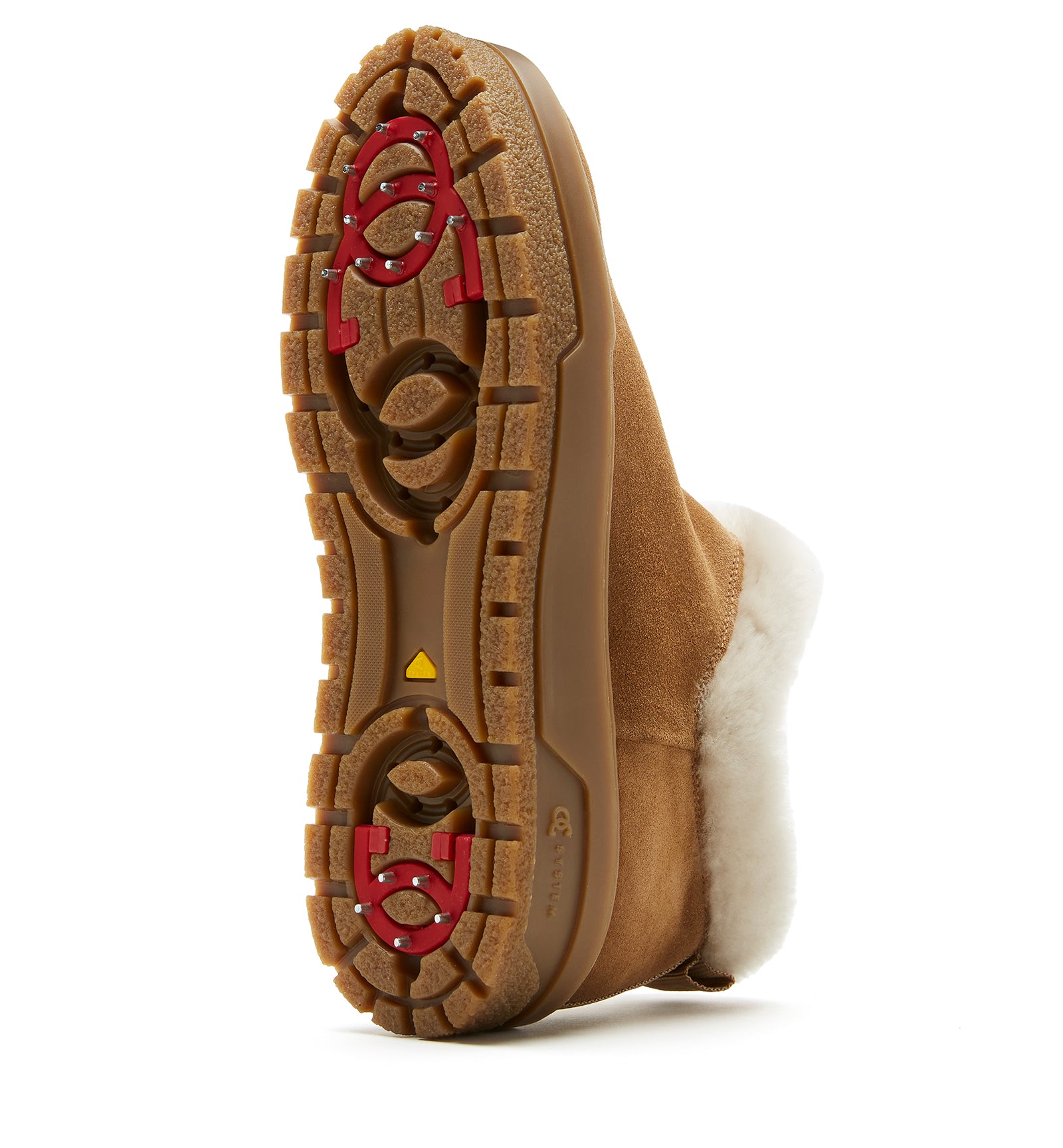 LUGANO BOTTINES EN SUÈDE DOUBLÉES DE MOUTON