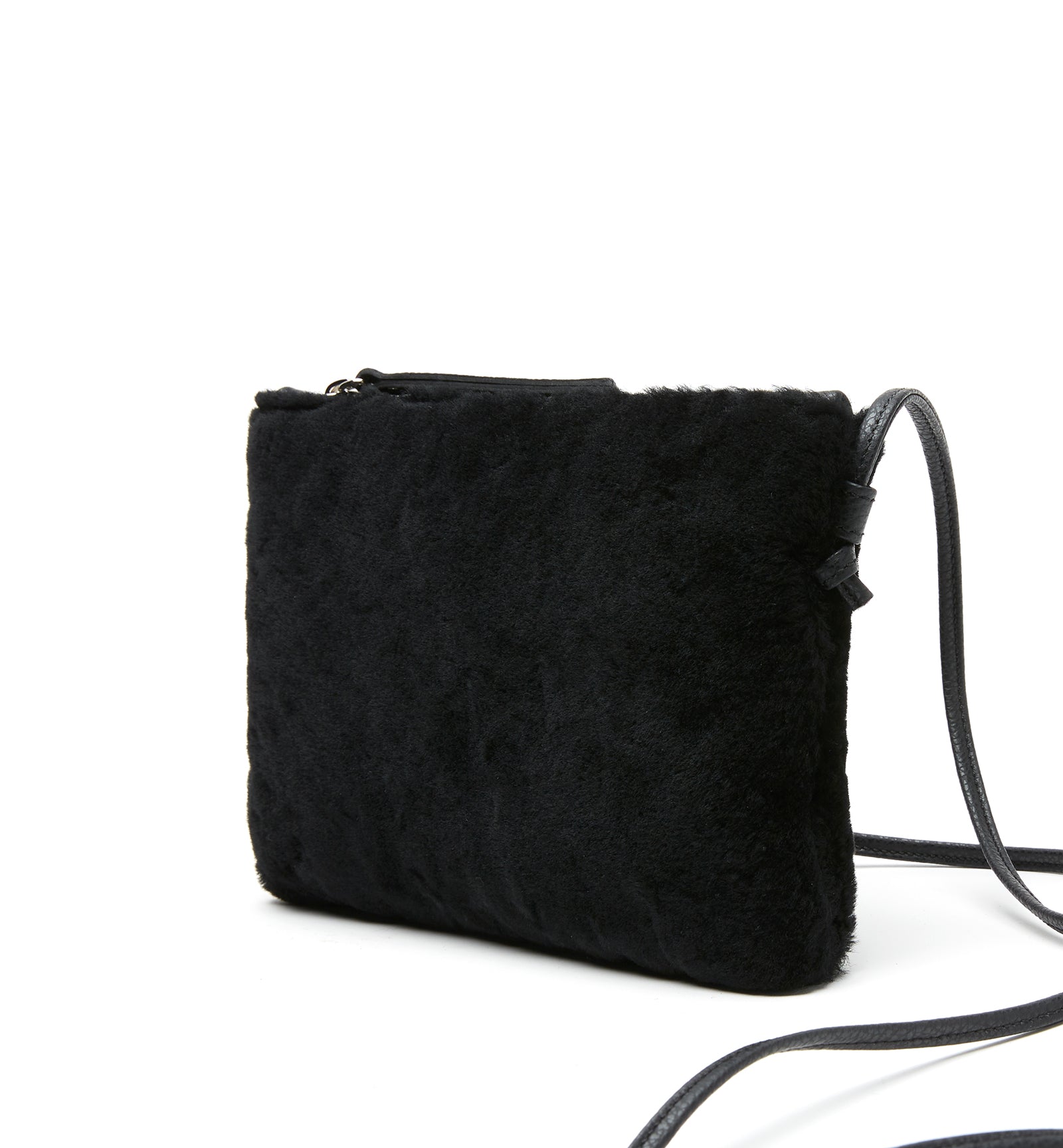 MACHELLE SHEARLING CROSSBODY BAG