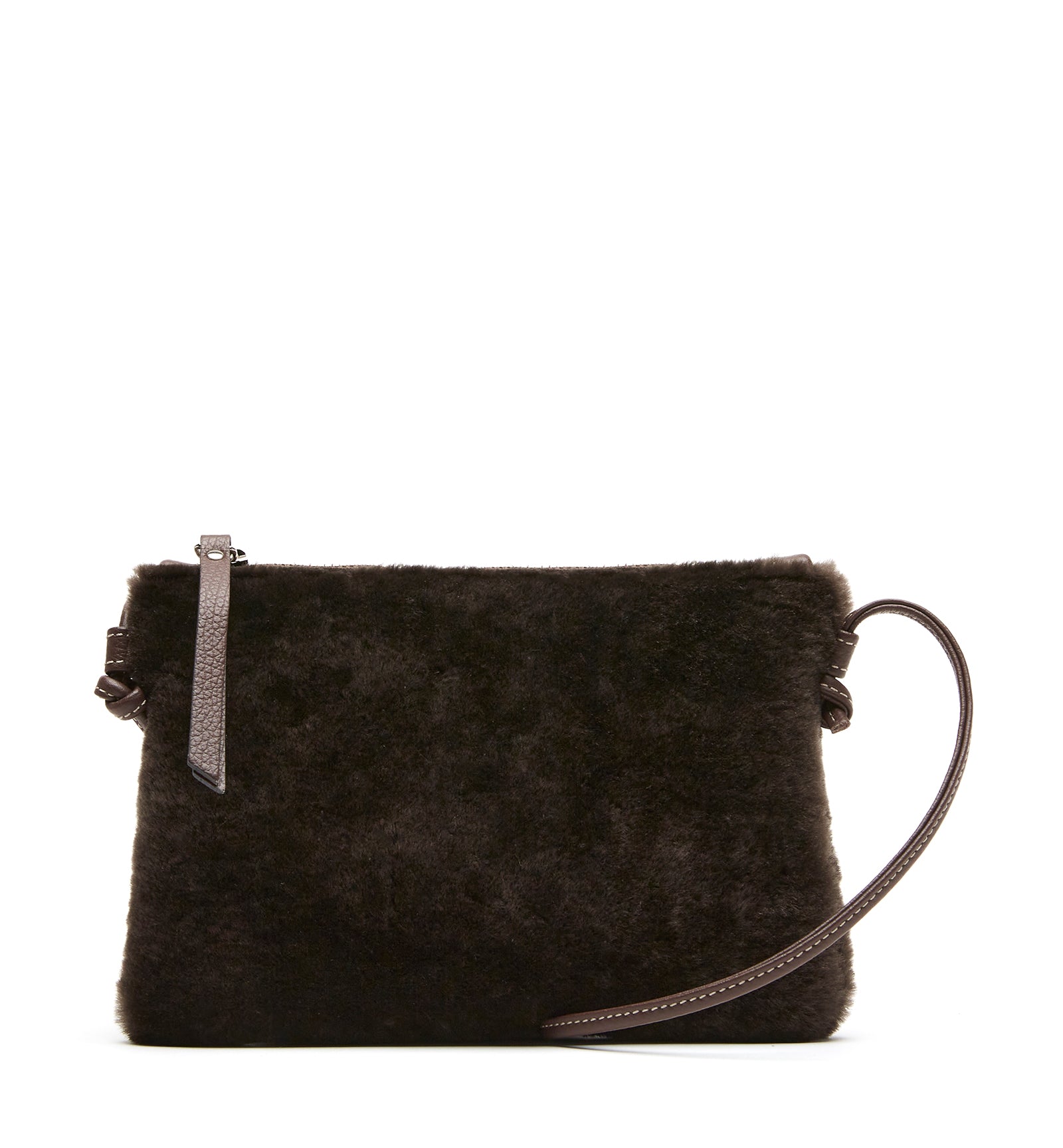MACHELLE SHEARLING CROSSBODY BAG