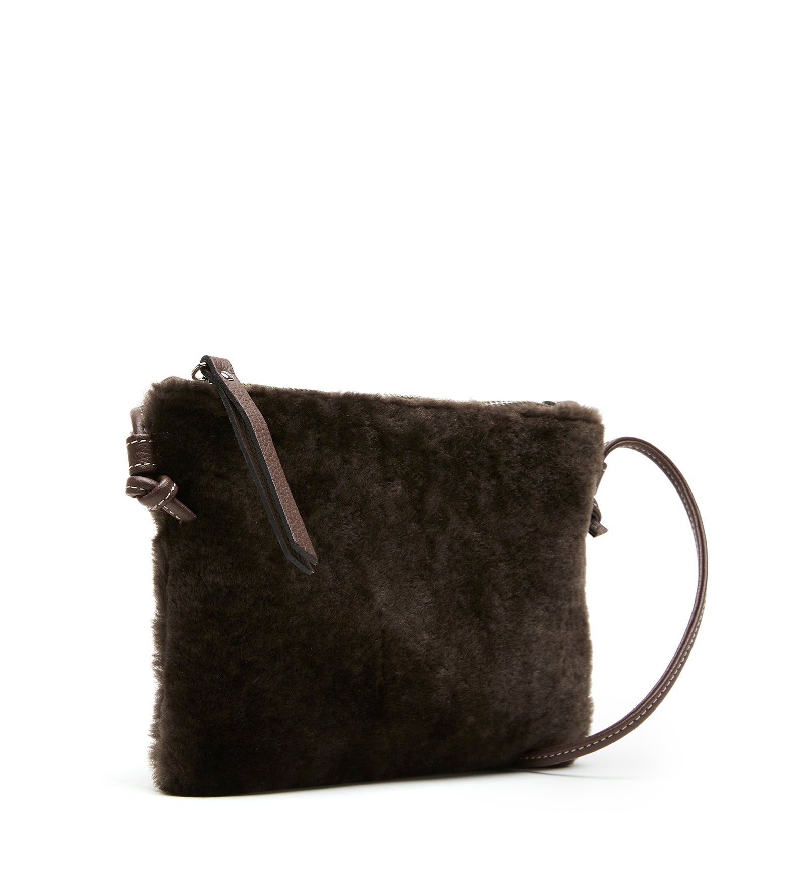 MACHELLE SHEARLING CROSSBODY BAG
